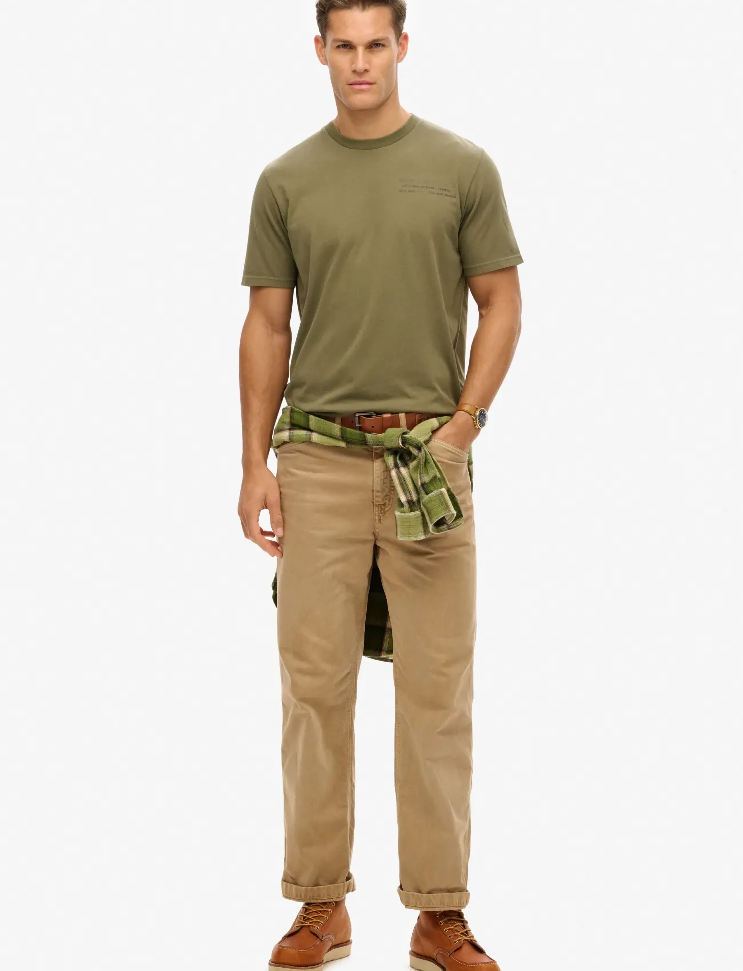 Superdry - UTILITY SPORT GRAPHIC T SHIRT - kurzärmelig - olive night green - 3