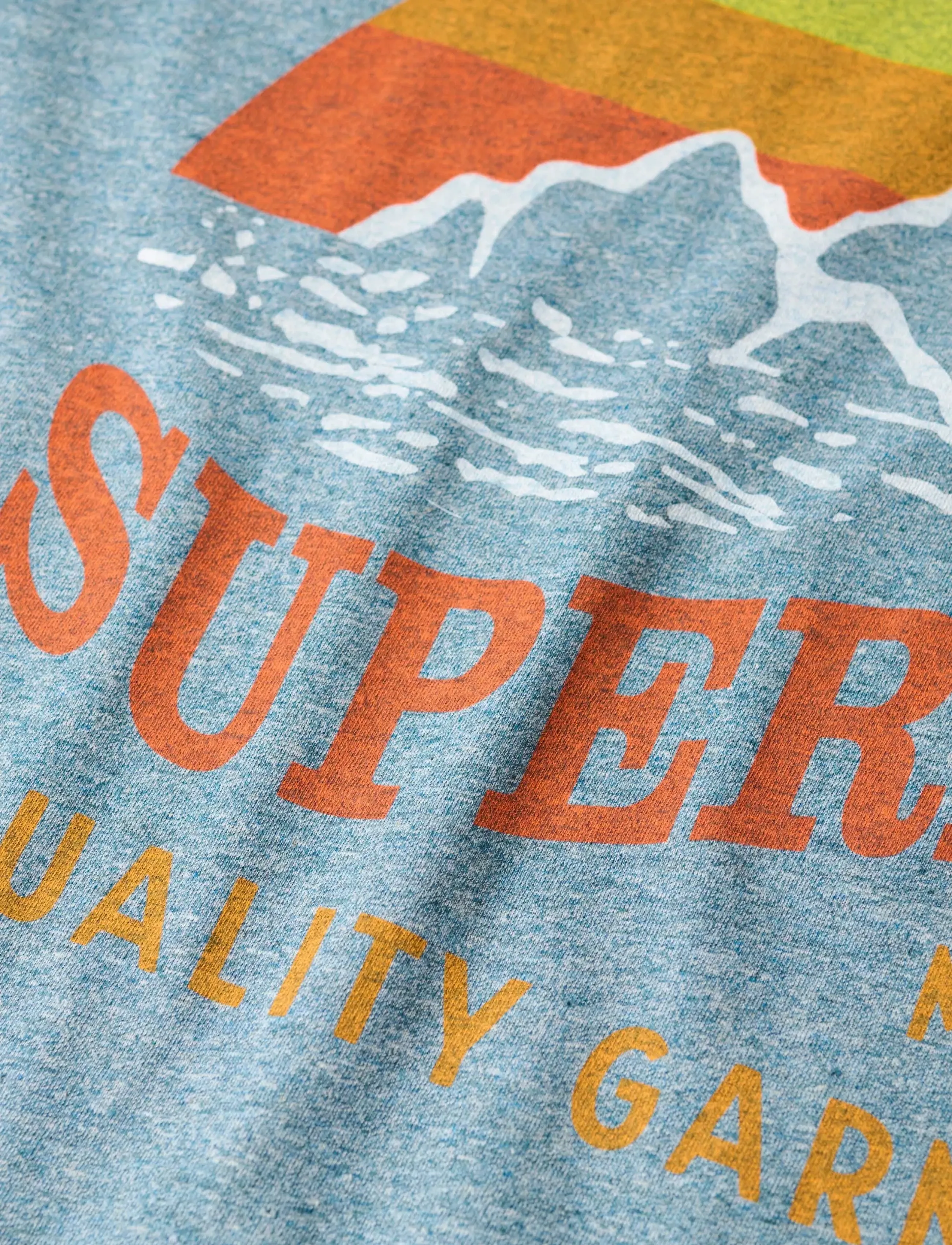 Superdry - CL GREAT OUTDOORS RELAXED TEE - short-sleeved t-shirts - desert sky blue grit - 5