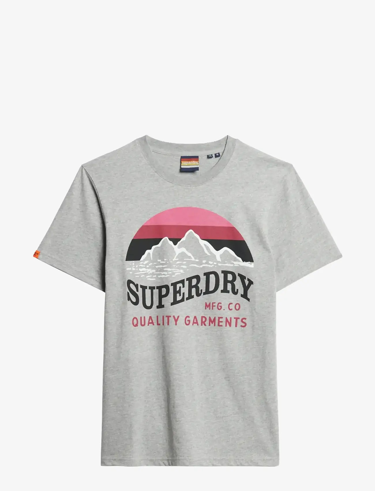 Superdry - CL GREAT OUTDOORS RELAXED TEE - kortärmade t-shirts - light grey grit - 1