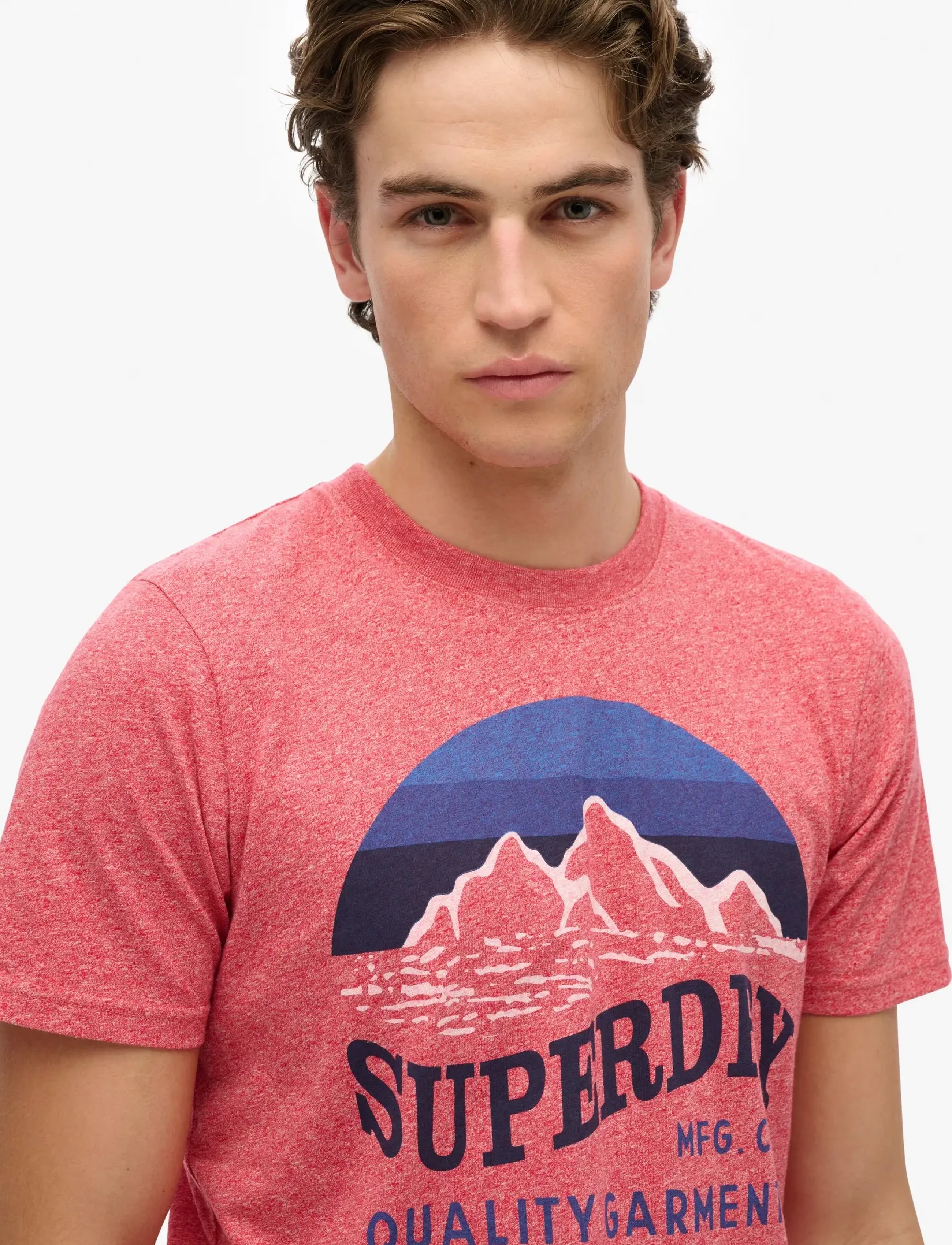 Superdry - CL GREAT OUTDOORS RELAXED TEE - kortærmede t-shirts - monroe red grit - 4