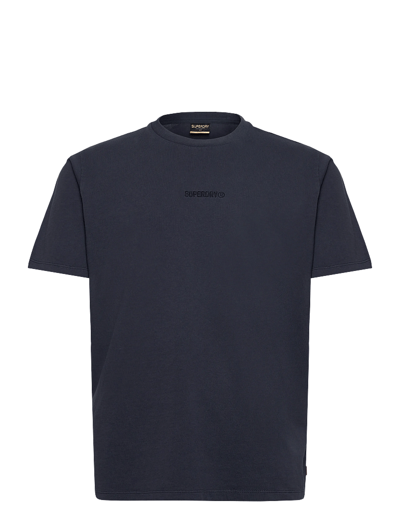 Superdry - MICRO LOGO T SHIRT - lühikeste varrukatega t-särgid - blue knight - 1