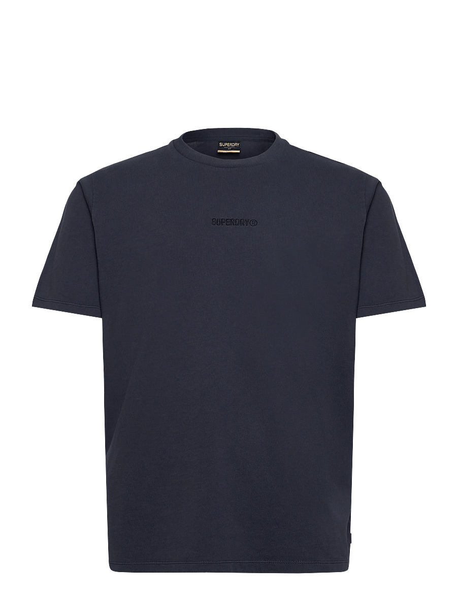 Superdry - MICRO LOGO T SHIRT - kurzärmelig - blue knight - 1