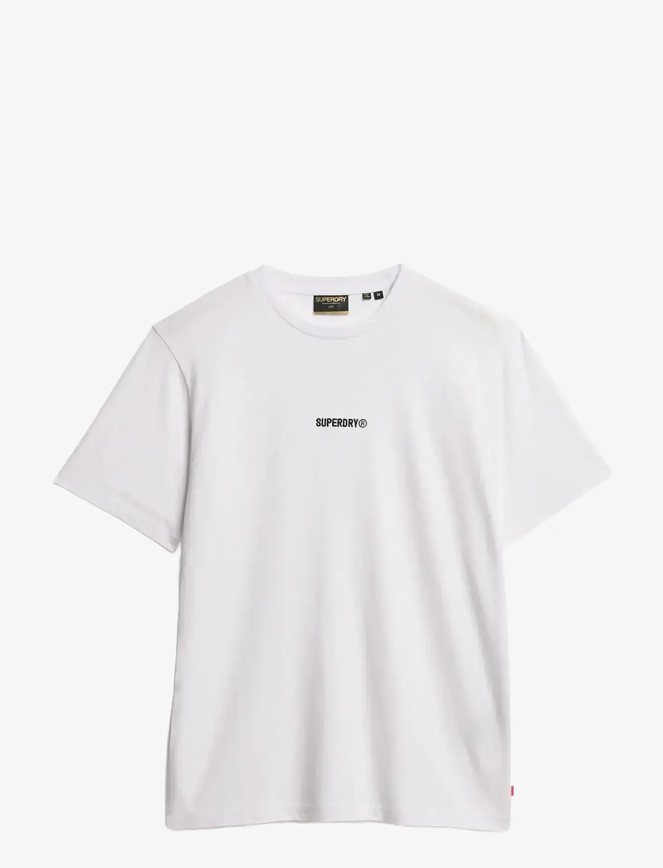 Superdry - MICRO LOGO T SHIRT - kortärmade t-shirts - bone white - 1