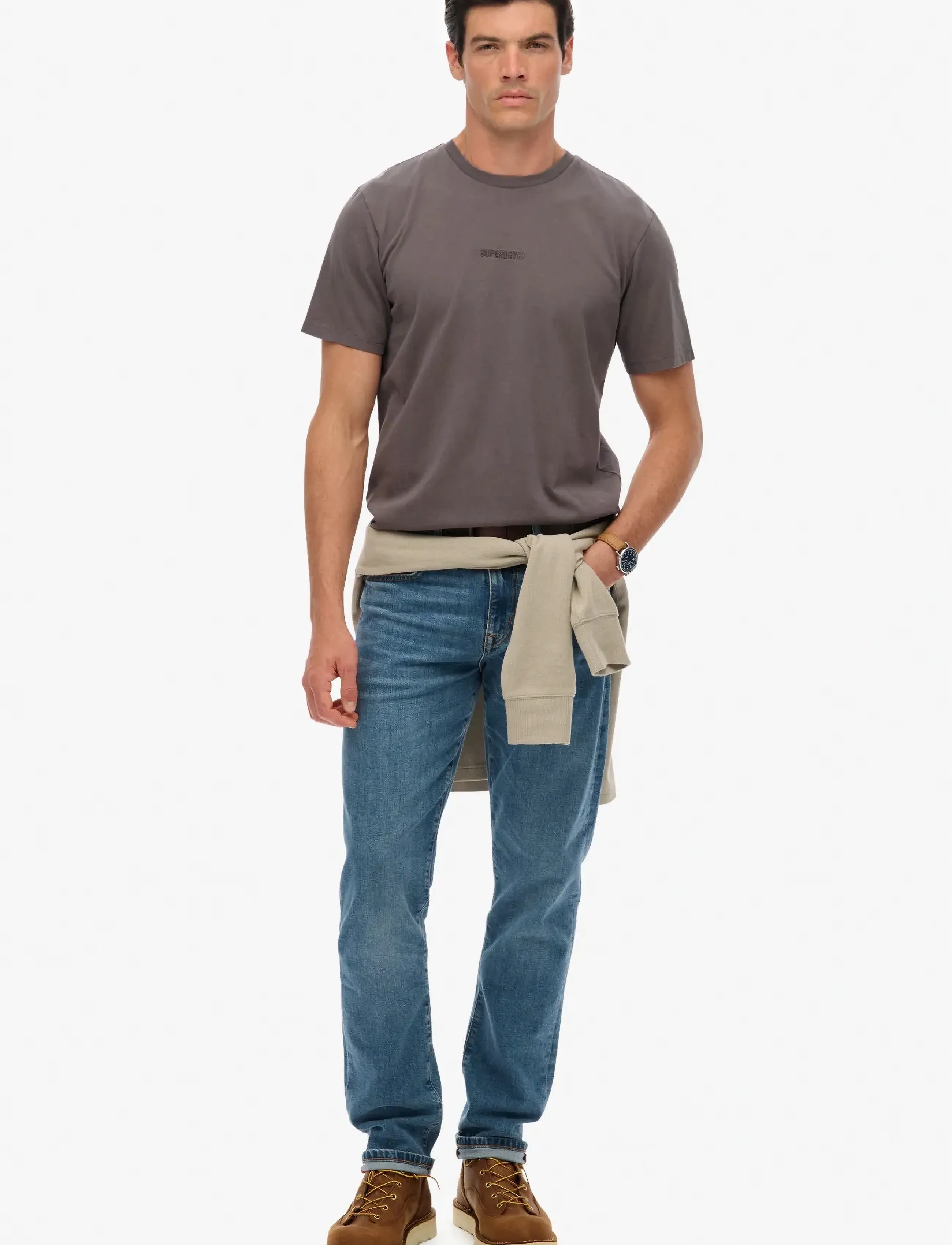 Superdry Micro Logo T Shirt t-shirts - bas herr – bild 7