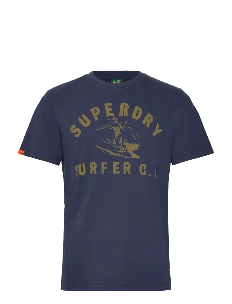 Superdry - LO-FI OUTDOOR RELAXED TEE - t-shirts à manches courtes - nautical navy - 1