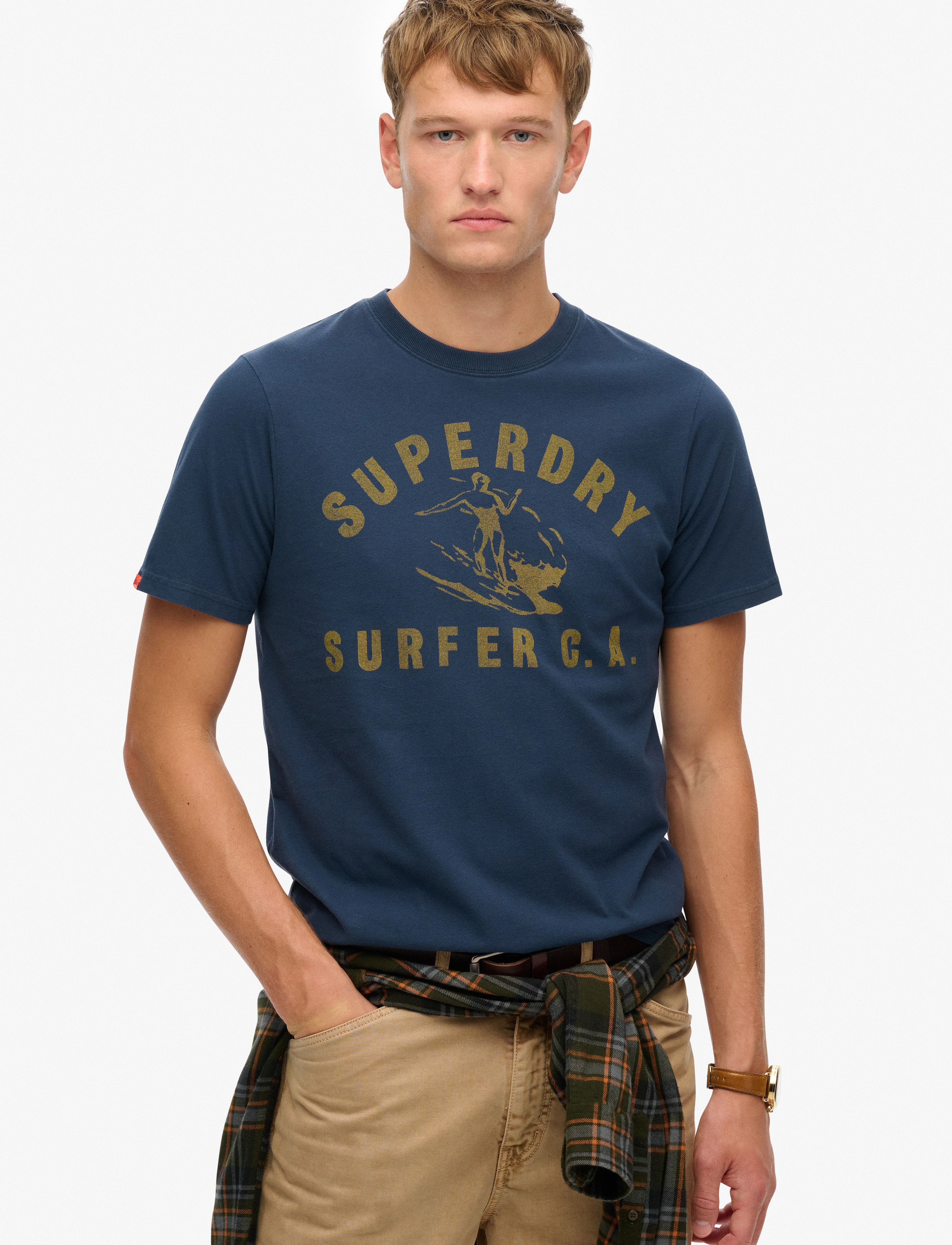 Superdry LO-FI OUTDOOR RELAXED TEE - Deals - NAUTICAL NAVY / navy