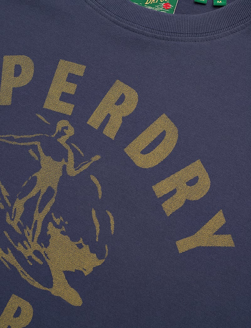 Superdry - LO-FI OUTDOOR RELAXED TEE - t-shirts à manches courtes - nautical navy - 4