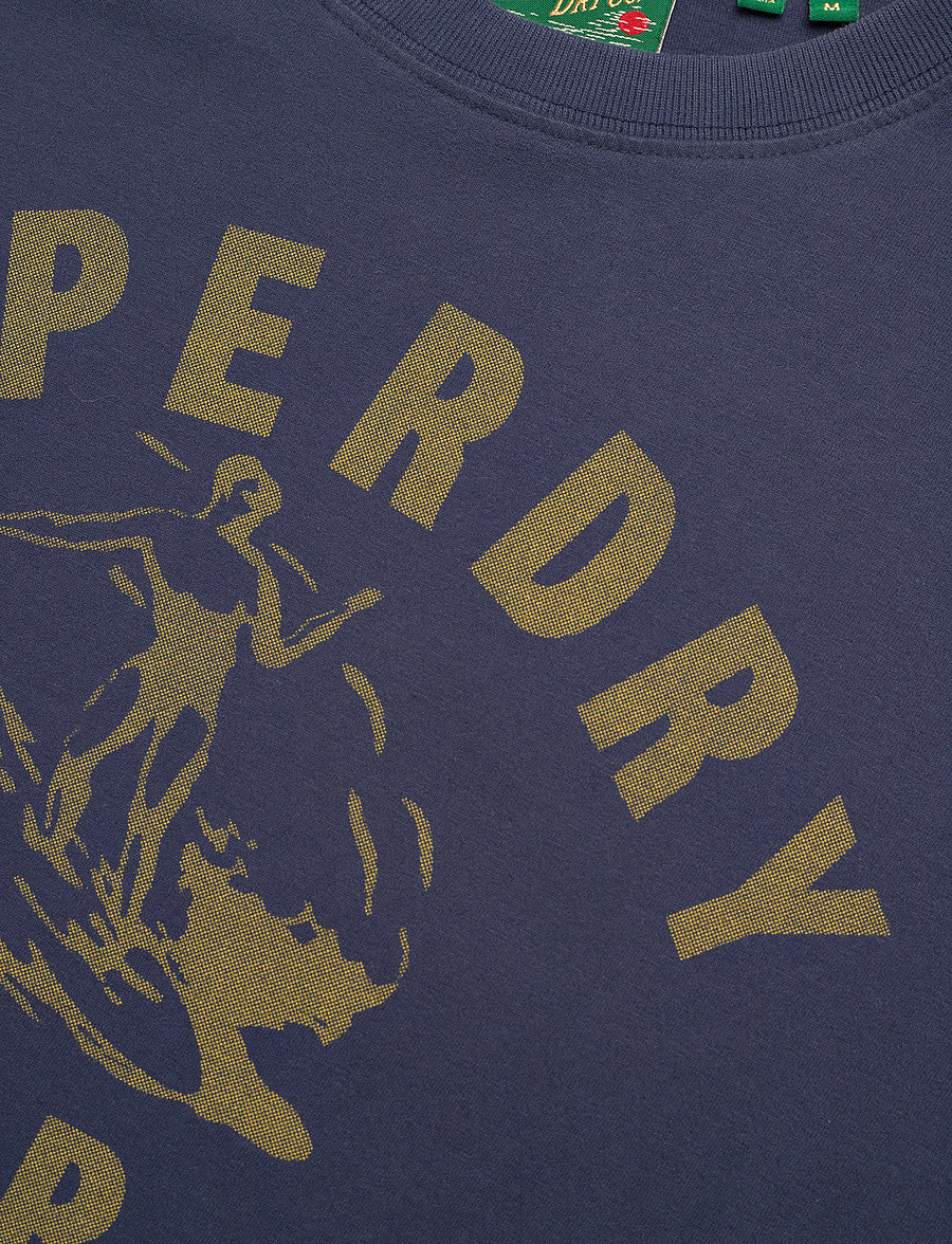 Superdry - LO-FI OUTDOOR RELAXED TEE - kurzärmelig - nautical navy - 4