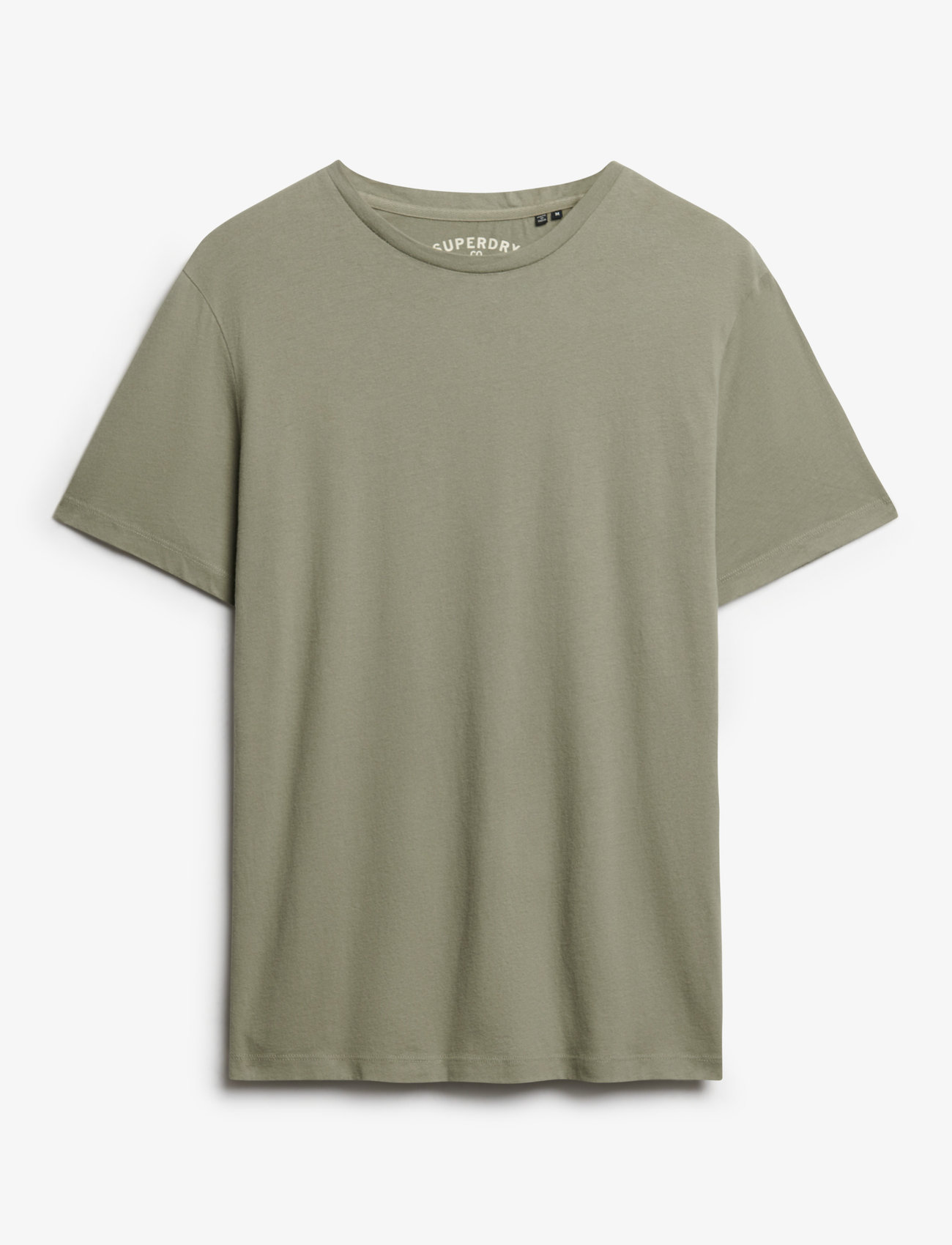 Superdry - CLASSIC ESSENTIAL TEE - kortærmede t-shirts - light khaki green - 1