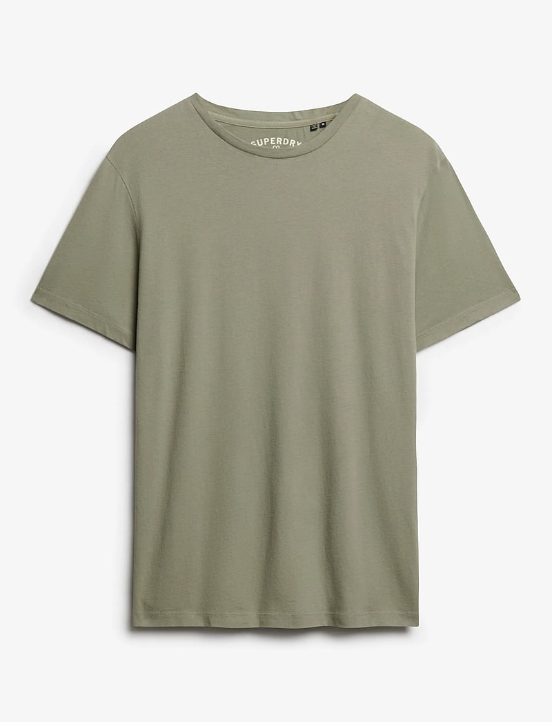 Superdry - CLASSIC ESSENTIAL TEE - kortærmede t-shirts - light khaki green - 1