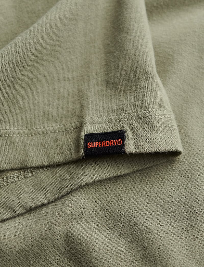 Superdry - CLASSIC ESSENTIAL TEE - kortærmede t-shirts - light khaki green - 2