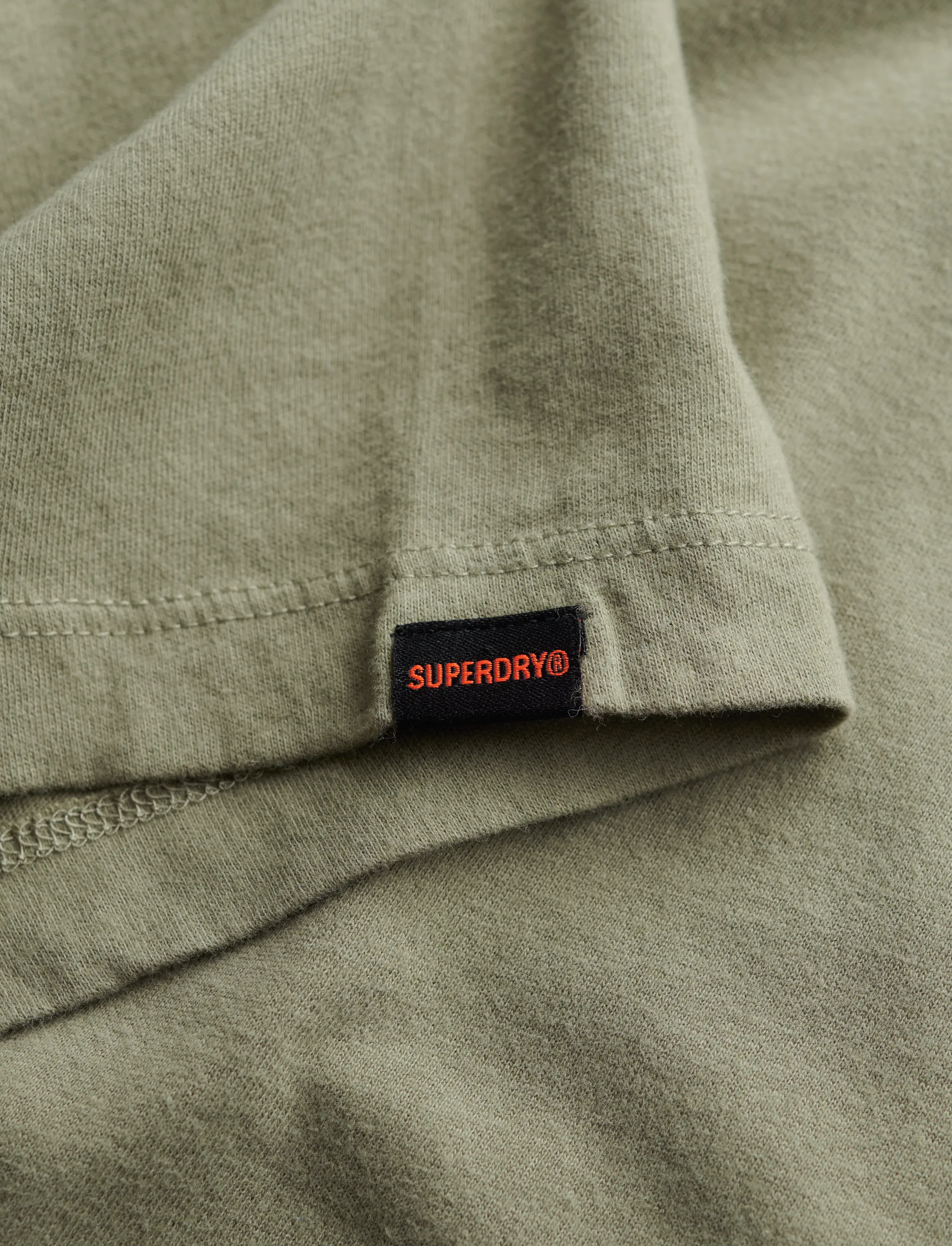 Superdry - CLASSIC ESSENTIAL TEE - light khaki green - 2