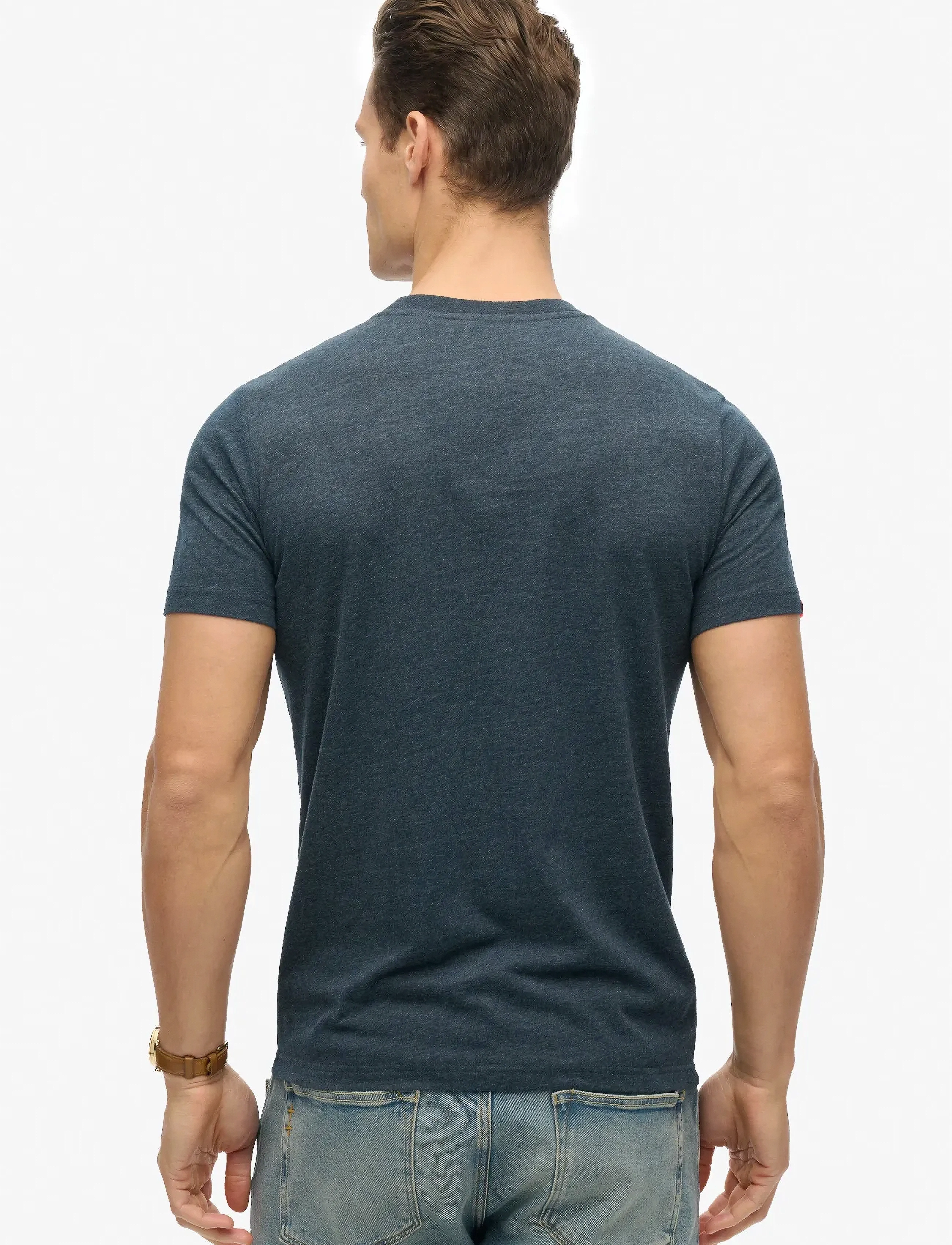 Superdry - JAPAN STRIPE RELAXED TEE - eclipse navy marl - 4