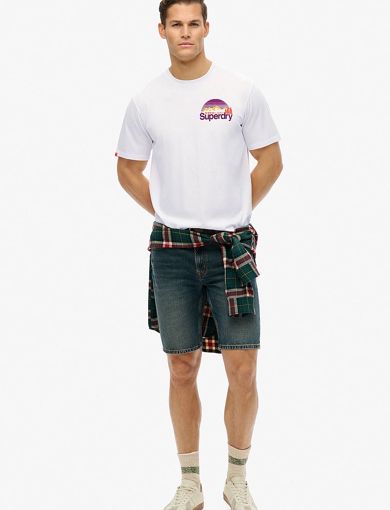 Superdry - CL GREAT OUTDOORS CHEST TEE - kortärmade t-shirts - optic - 3