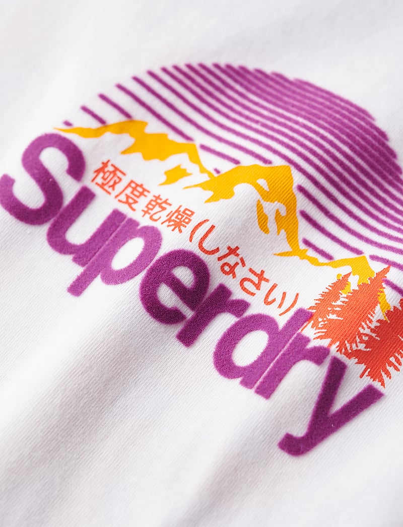 Superdry - CL GREAT OUTDOORS CHEST TEE - kortärmade t-shirts - optic - 5