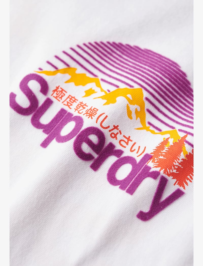 Superdry - CL GREAT OUTDOORS CHEST TEE - kortärmade t-shirts - optic - 2