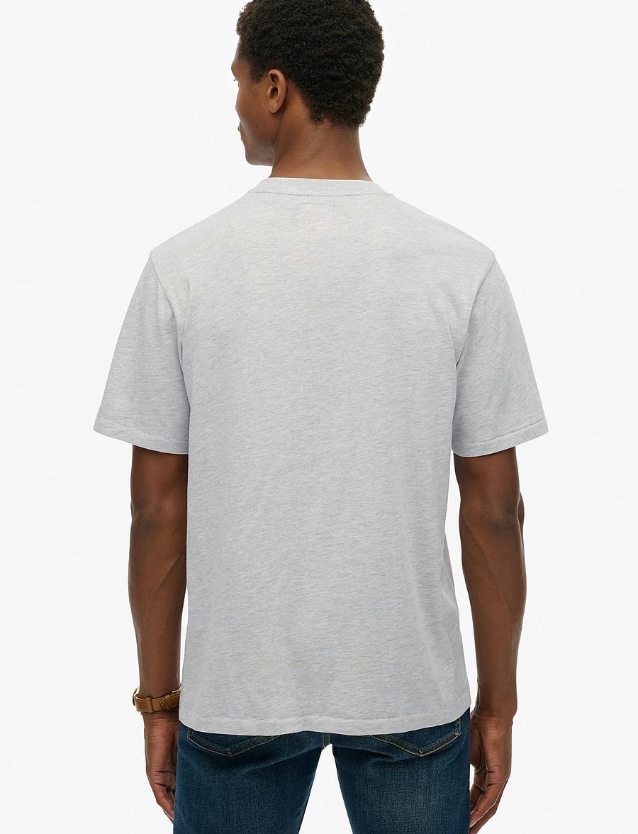 Superdry - ATHLETIC ESS TEE - lühikeste varrukatega t-särgid - cadet grey marl - 3