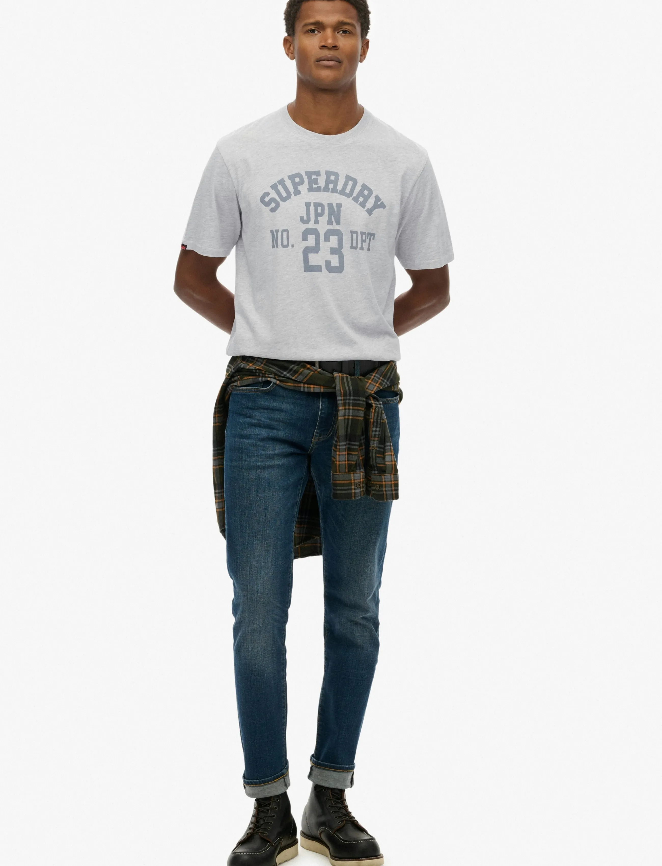 Superdry Athletic Ess Tee t-shirts med tryck herr – bild 5