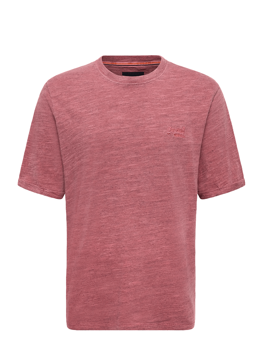 Superdry - OD SLUB MARL T SHIRT - lühikeste varrukatega t-särgid - rich port - 1
