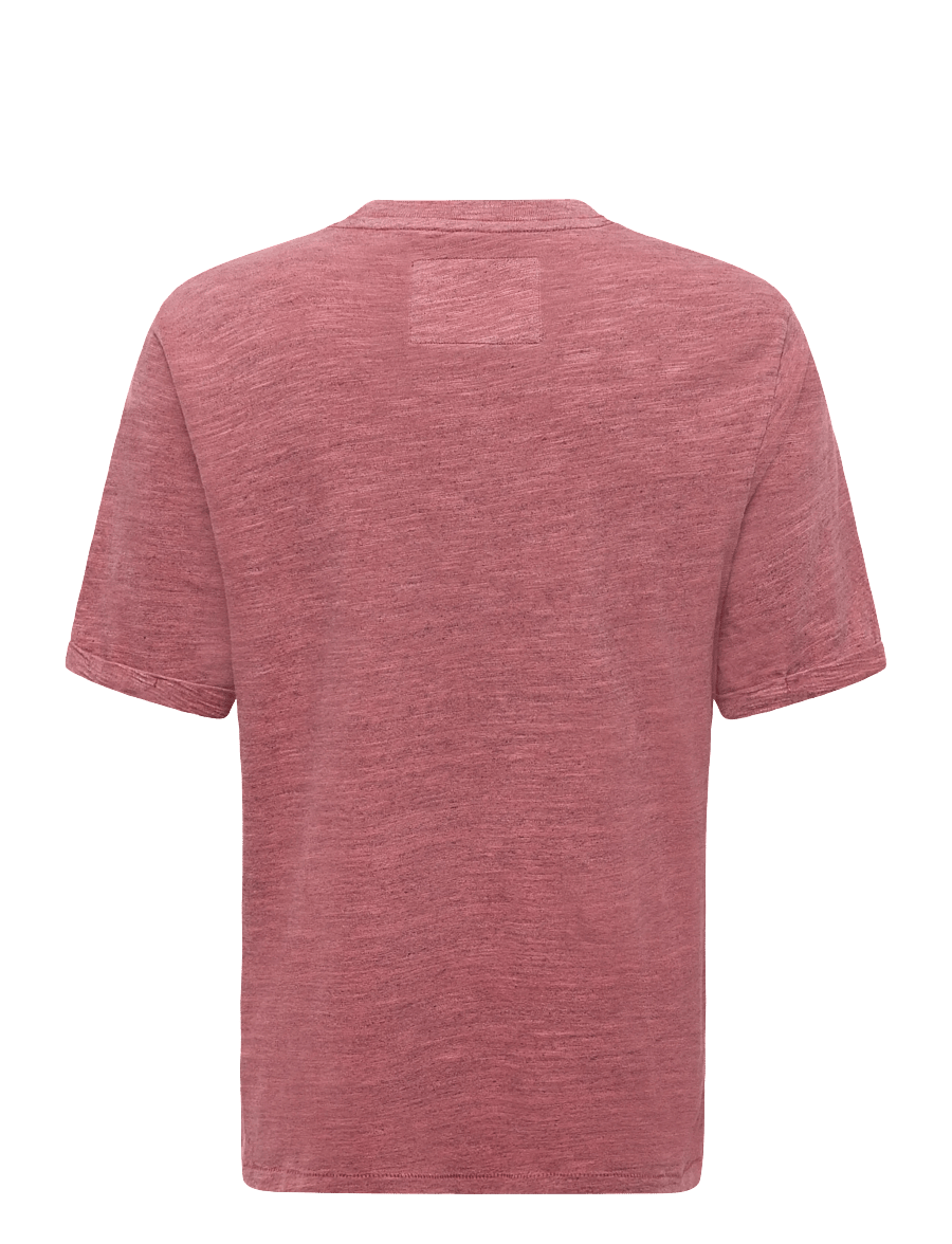 Superdry - OD SLUB MARL T SHIRT - lühikeste varrukatega t-särgid - rich port - 2