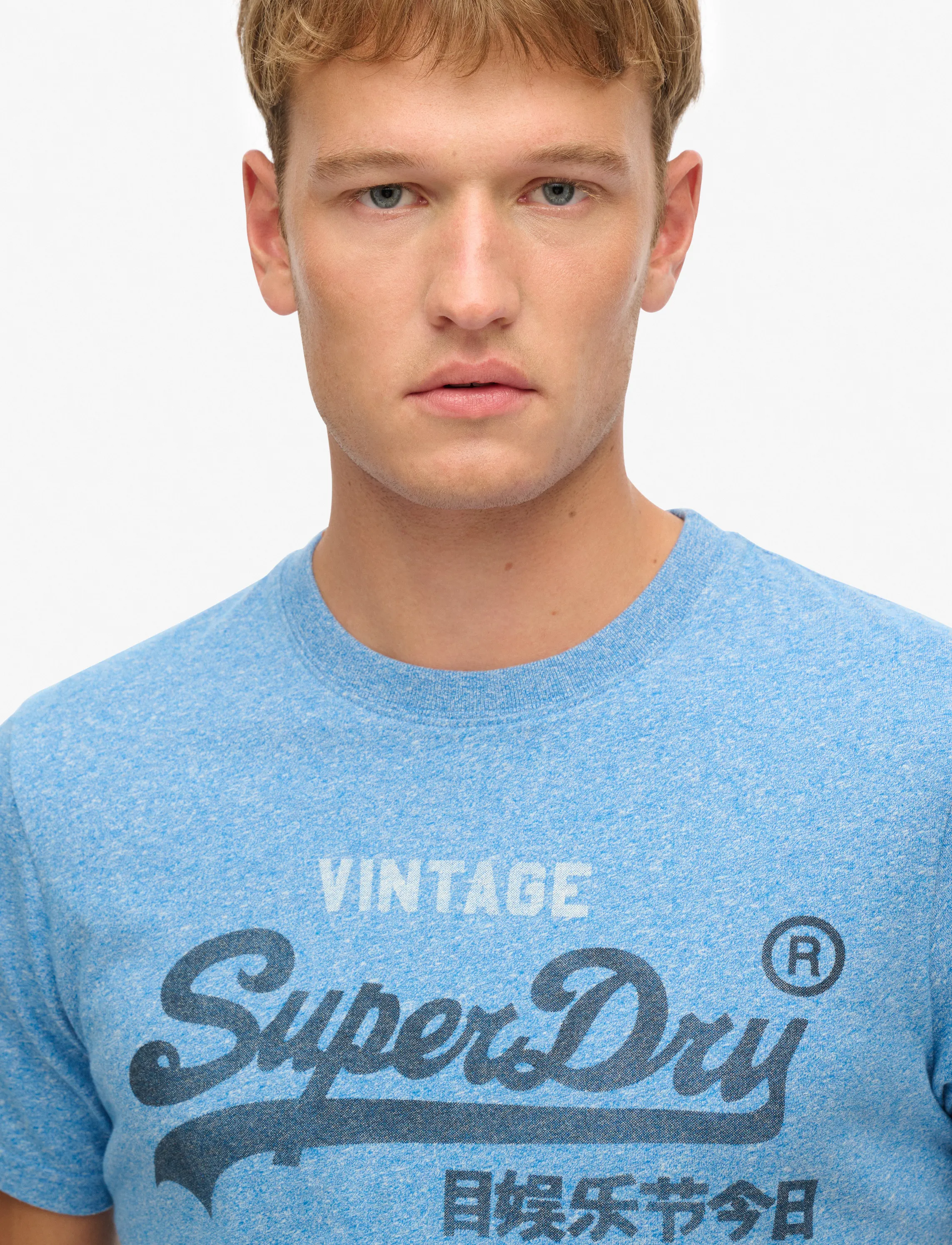 Superdry - VL CLASSIC RELAXED TEE - de laveste prisene - fresh blue grit - 3