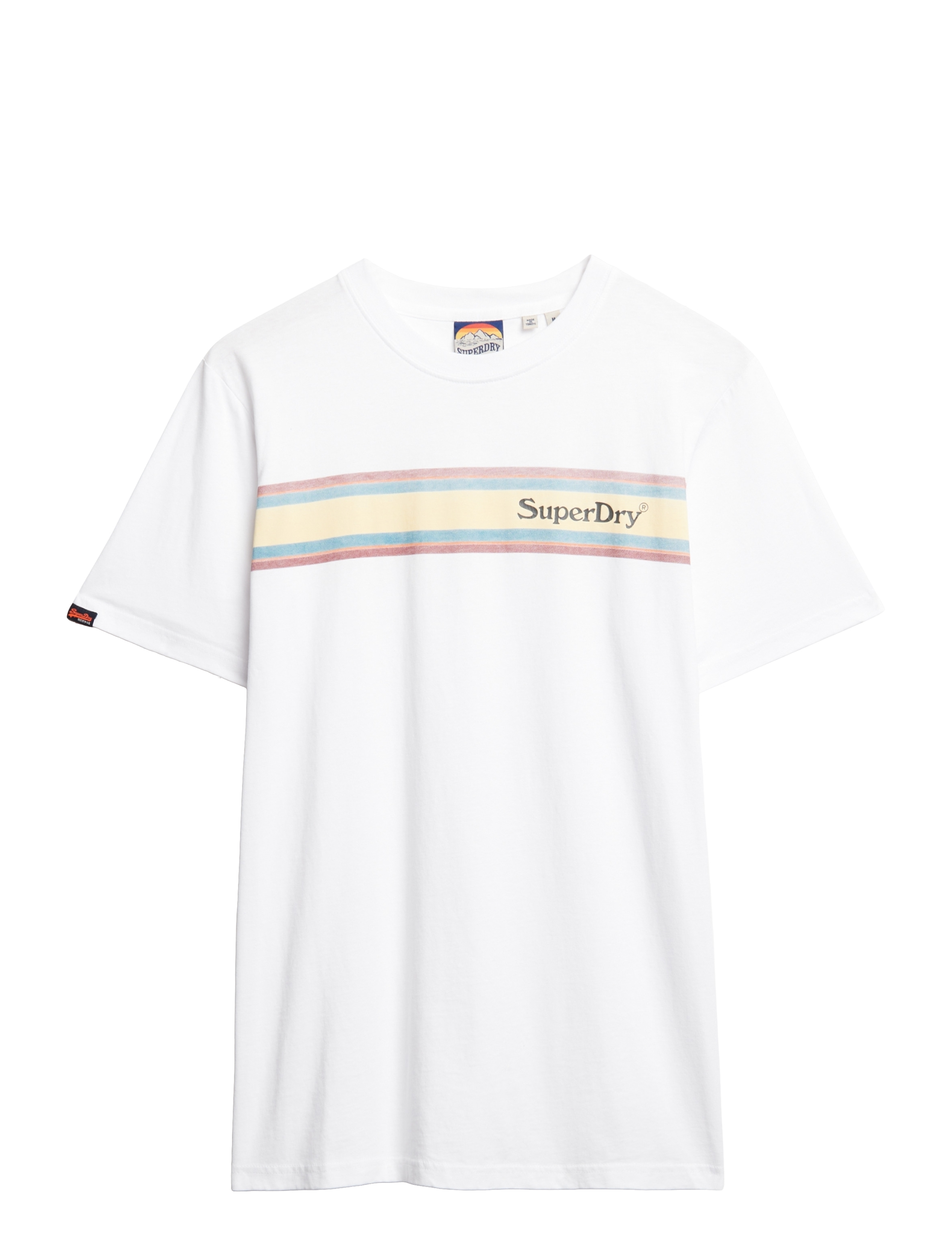 VENUE LOGO STRIPE RELAXED TEE - OPTIC