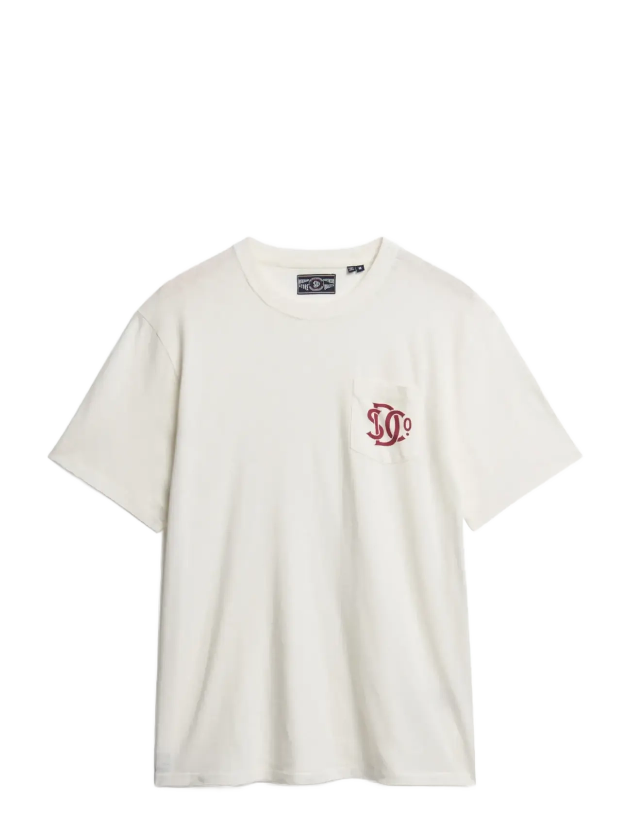 Superdry MERCHANT GRAPHIC TEE - Superdry - OFF WHITE / white