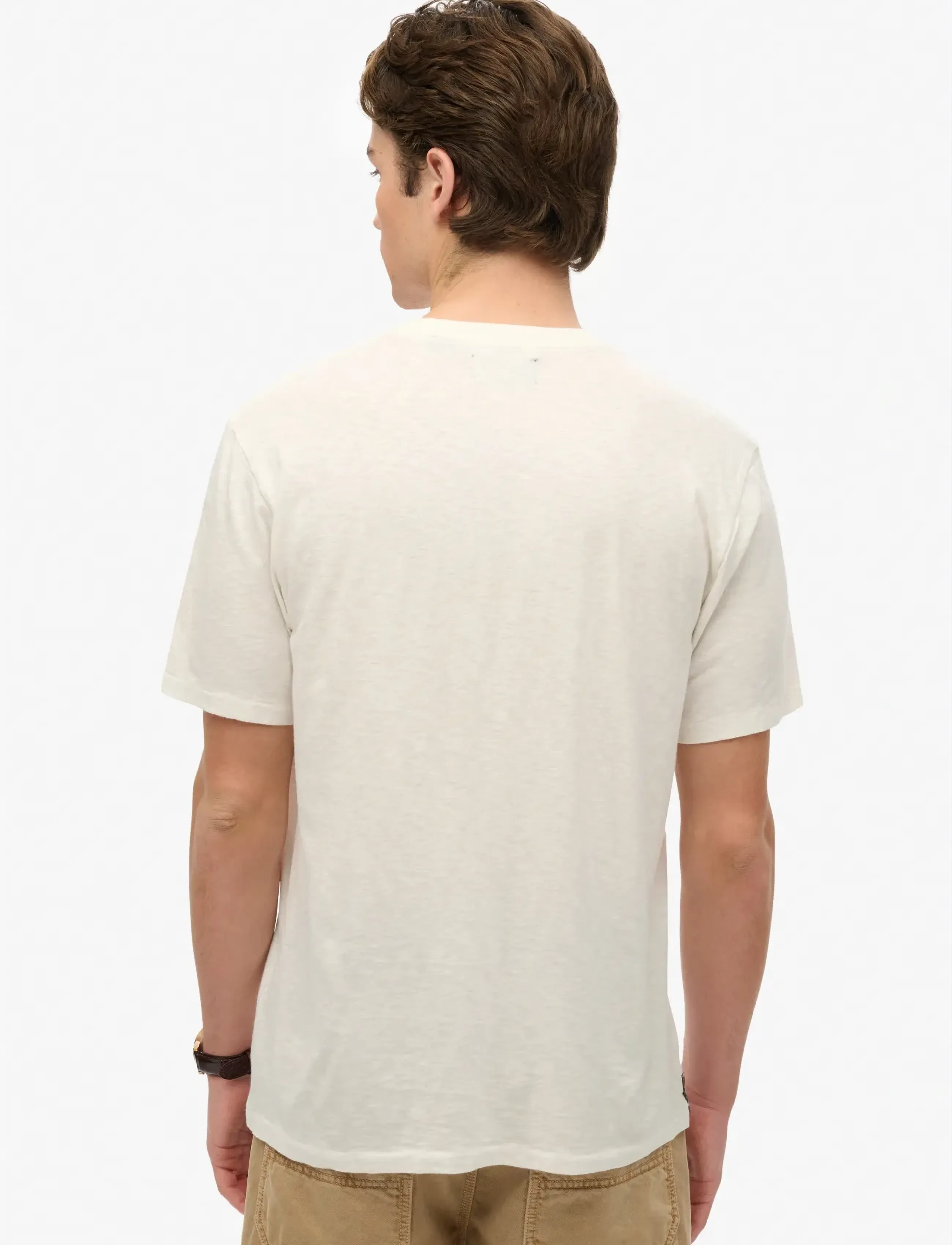 Superdry - MERCHANT GRAPHIC TEE - laveste priser - off white - 4