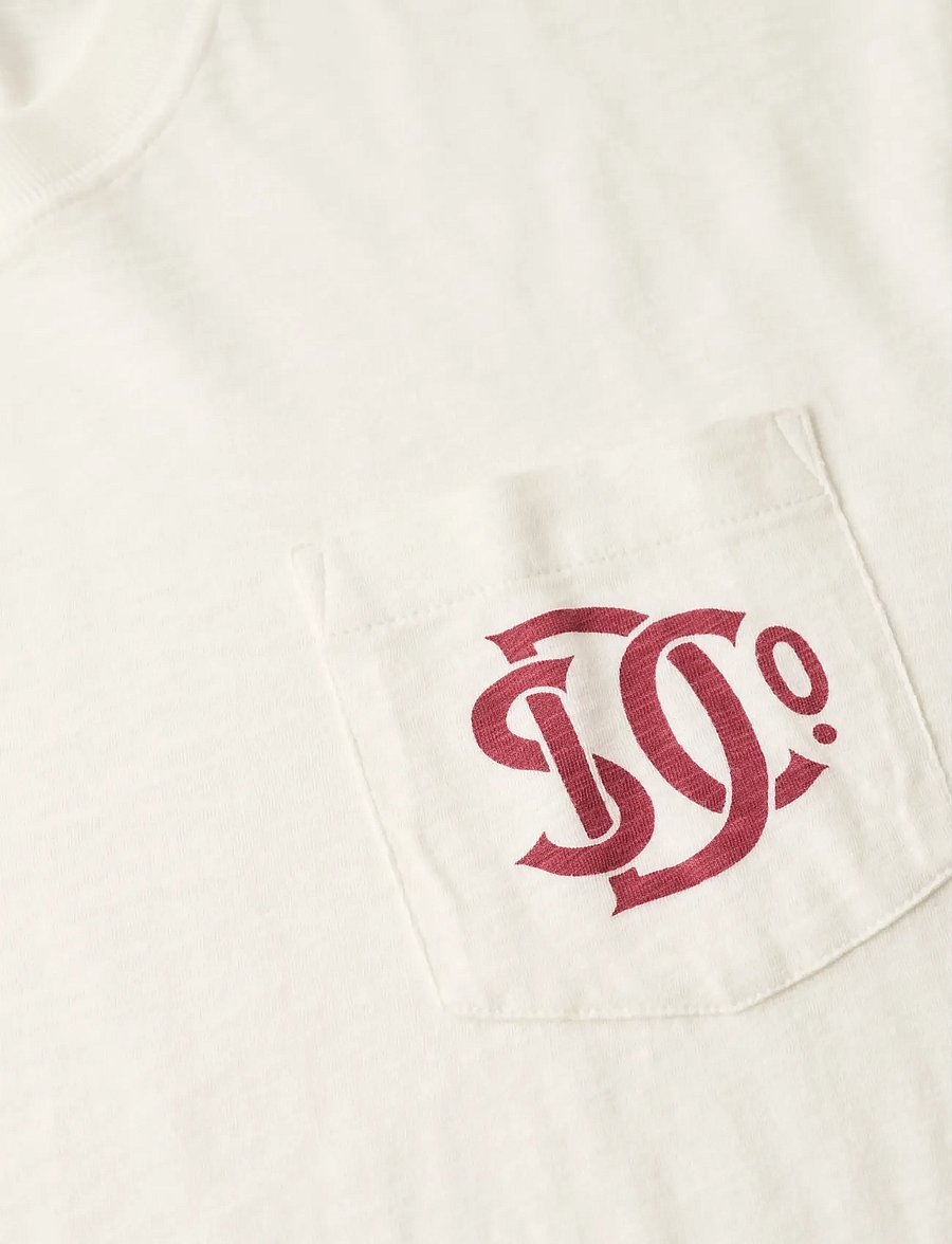 Superdry - MERCHANT GRAPHIC TEE - kortärmade t-shirts - off white - 5