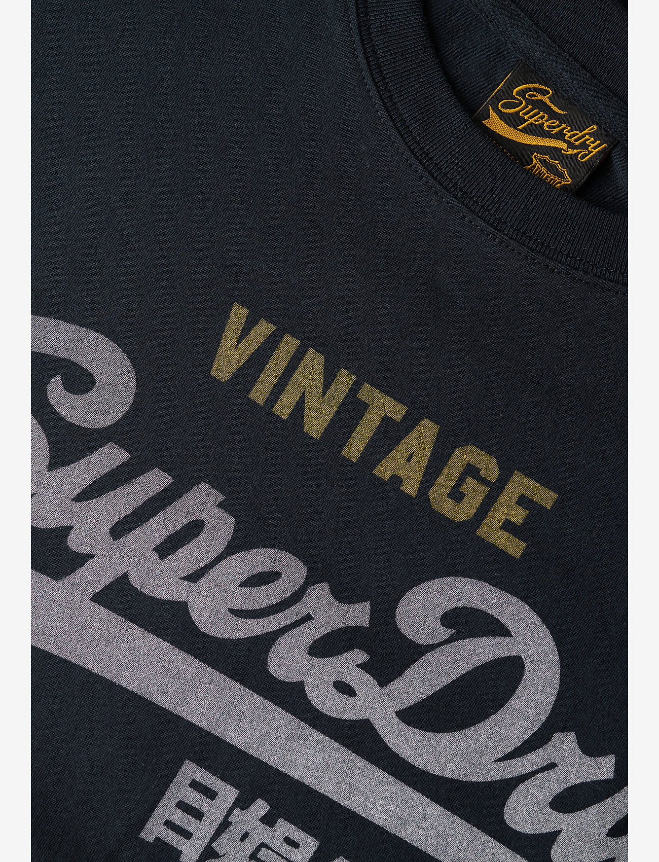 Superdry - VL HERITAGE RELAXED TEE - kortærmede t-shirts - eclipse navy - 3