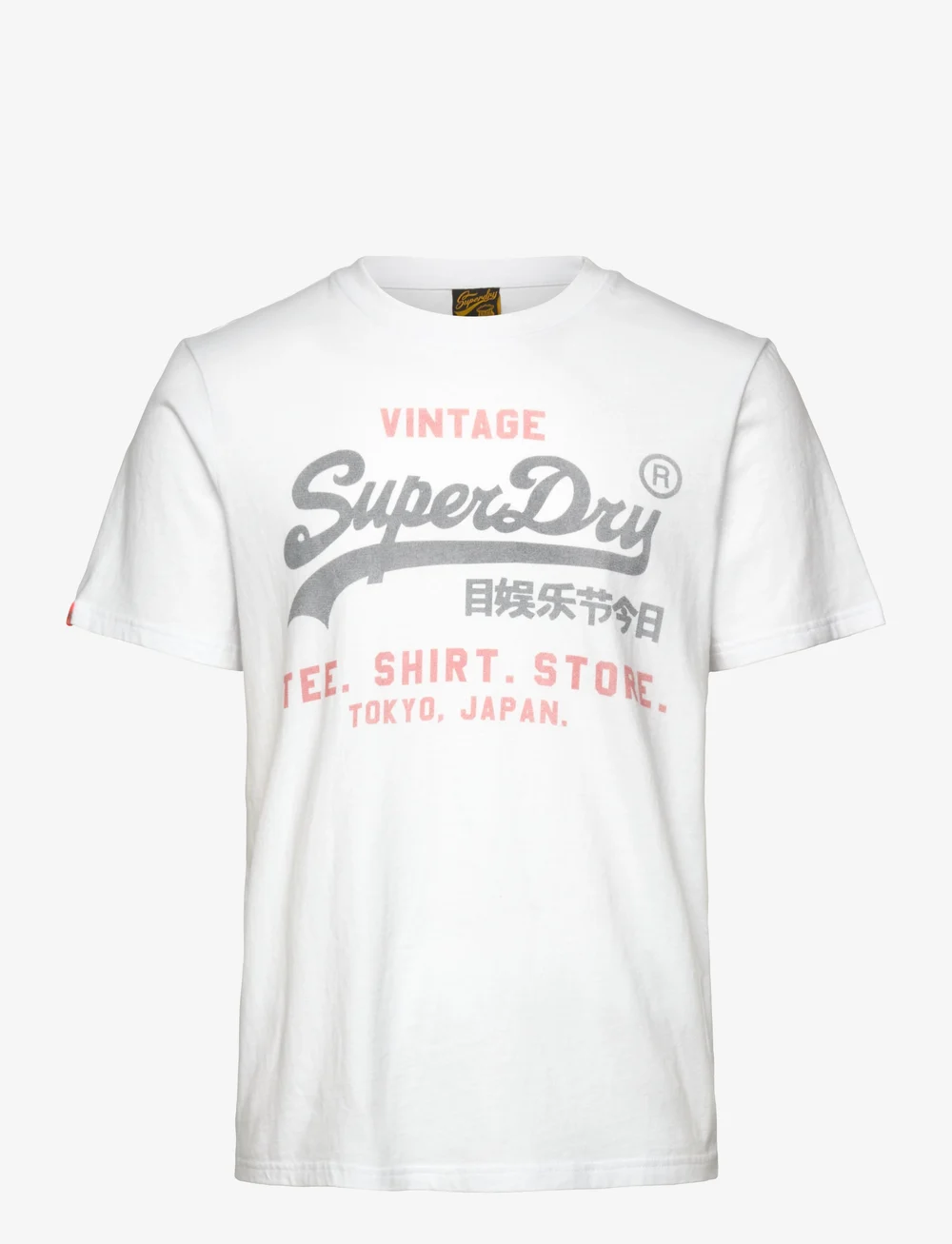 Superdry - VL HERITAGE RELAXED TEE - kortärmade t-shirts - optic - 1