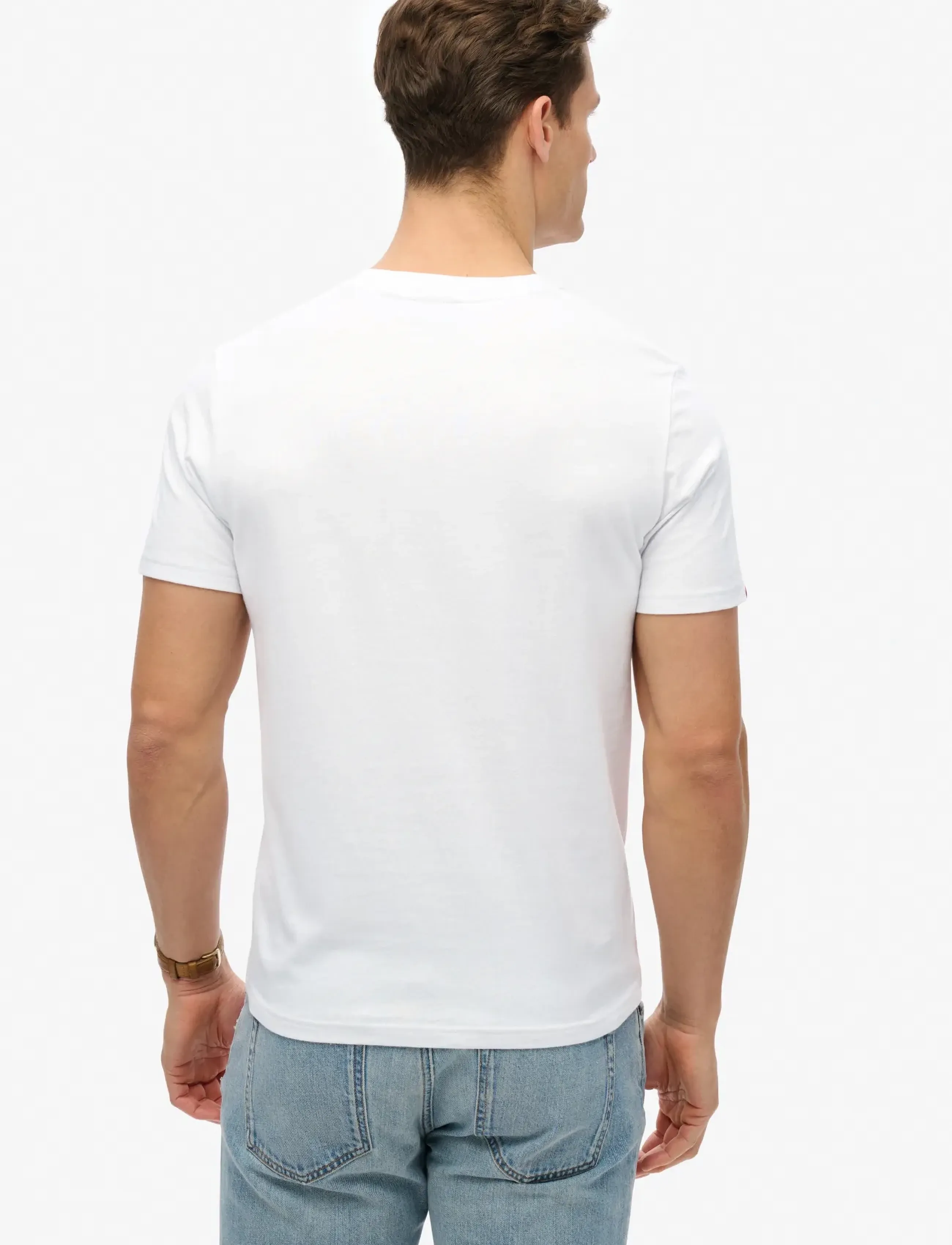 Superdry - VL HERITAGE RELAXED TEE - kortärmade t-shirts - optic - 3