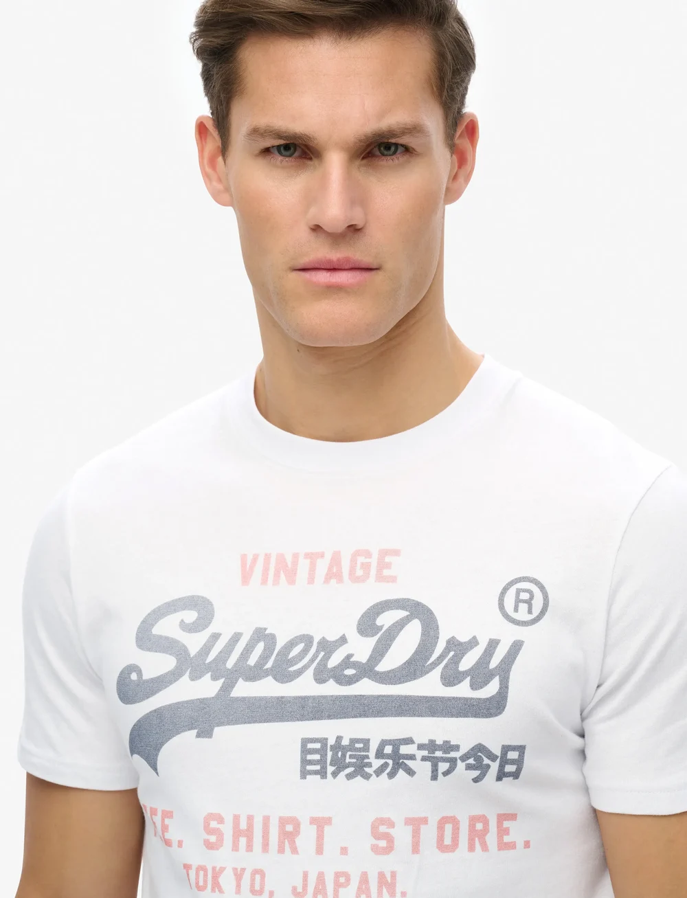 Superdry - VL HERITAGE RELAXED TEE - kortärmade t-shirts - optic - 3