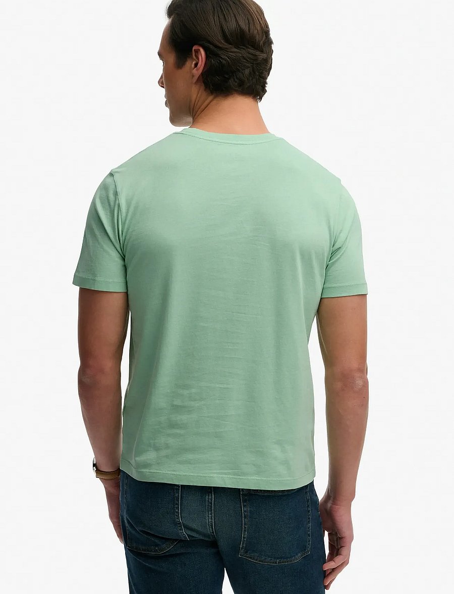 Superdry - CLASSIC ESSENTIAL TEE - short-sleeved t-shirts - deep lichen - 5