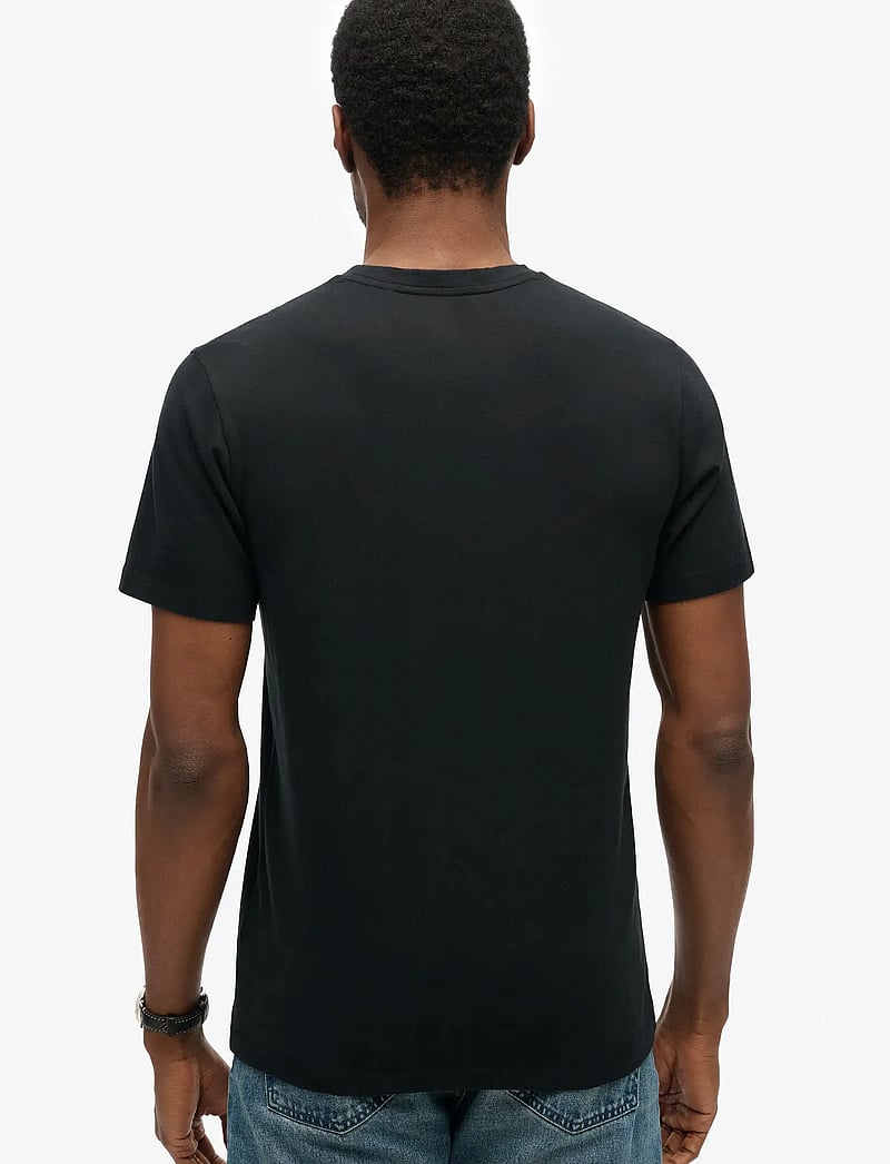 Superdry - CLASSIC ESSENTIAL TEE - lühikeste varrukatega t-särgid - jet black - 3
