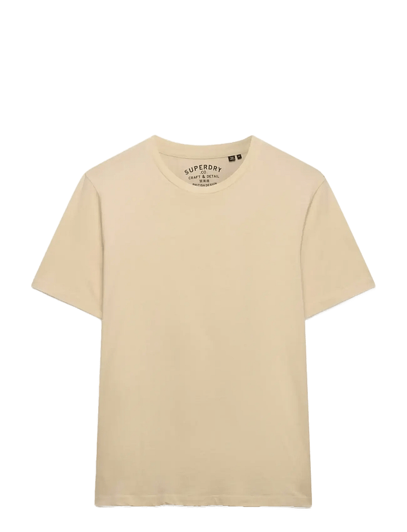 Superdry - CLASSIC ESSENTIAL TEE - kortærmede t-shirts - oatmeal beige - 1