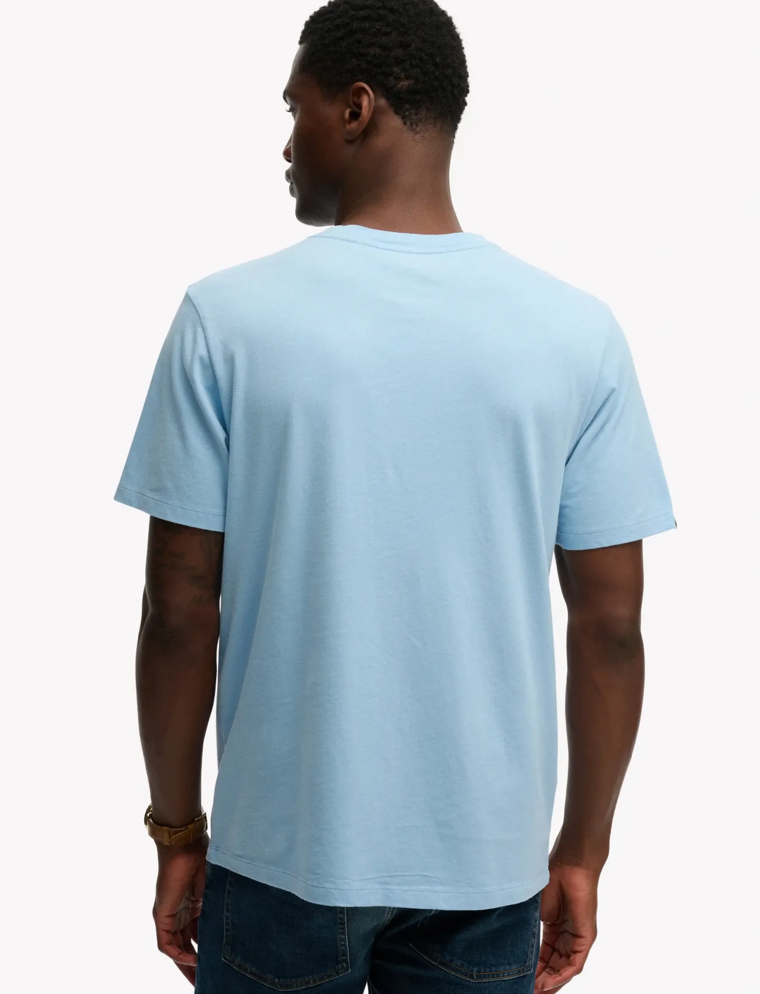 Superdry - CLASSIC ESSENTIAL TEE - kurzärmelig - seafoam blue - 5