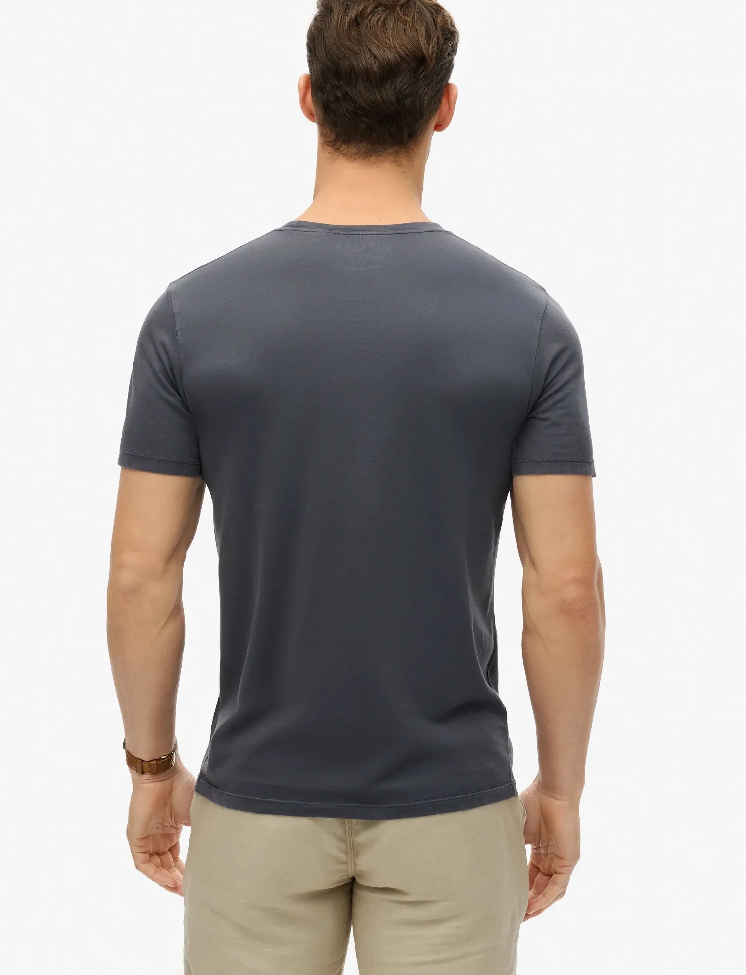 Superdry - CLASSIC ESSENTIAL TEE - madalaimad hinnad - washed eclipse navy - 5