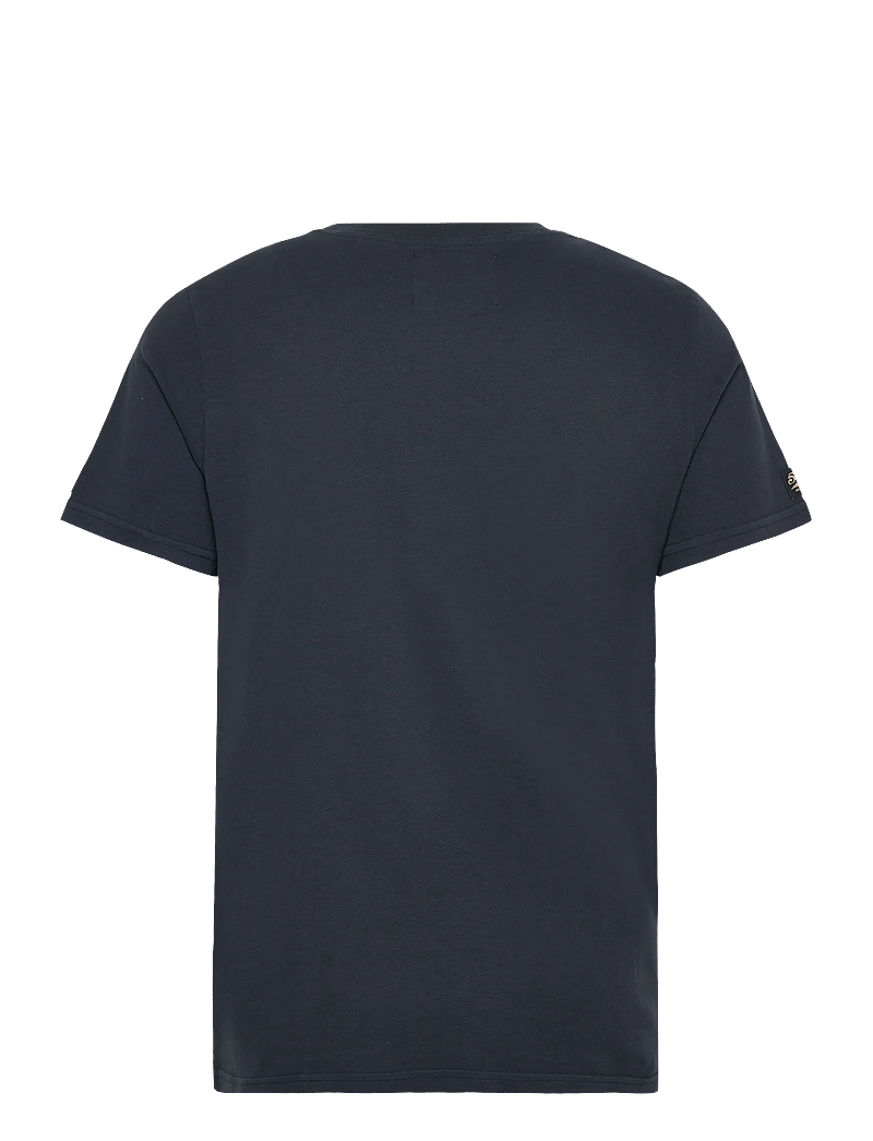 Superdry - HERITAGE BRAND RELAXED TEE - short-sleeved t-shirts - eclipse navy - 2