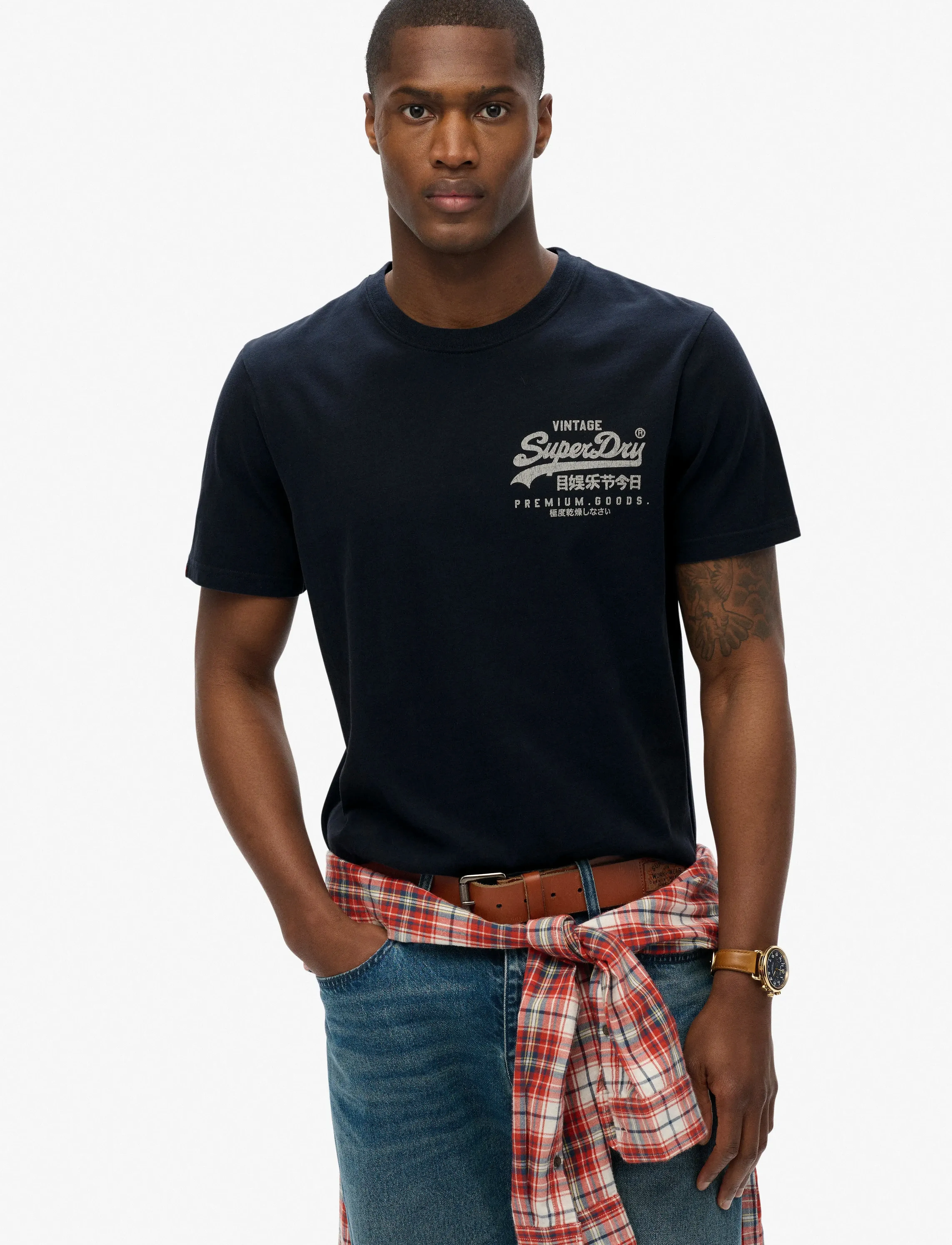 Superdry TOKYO RELAXED TEE - Kleidung - ECLIPSE NAVY / navy