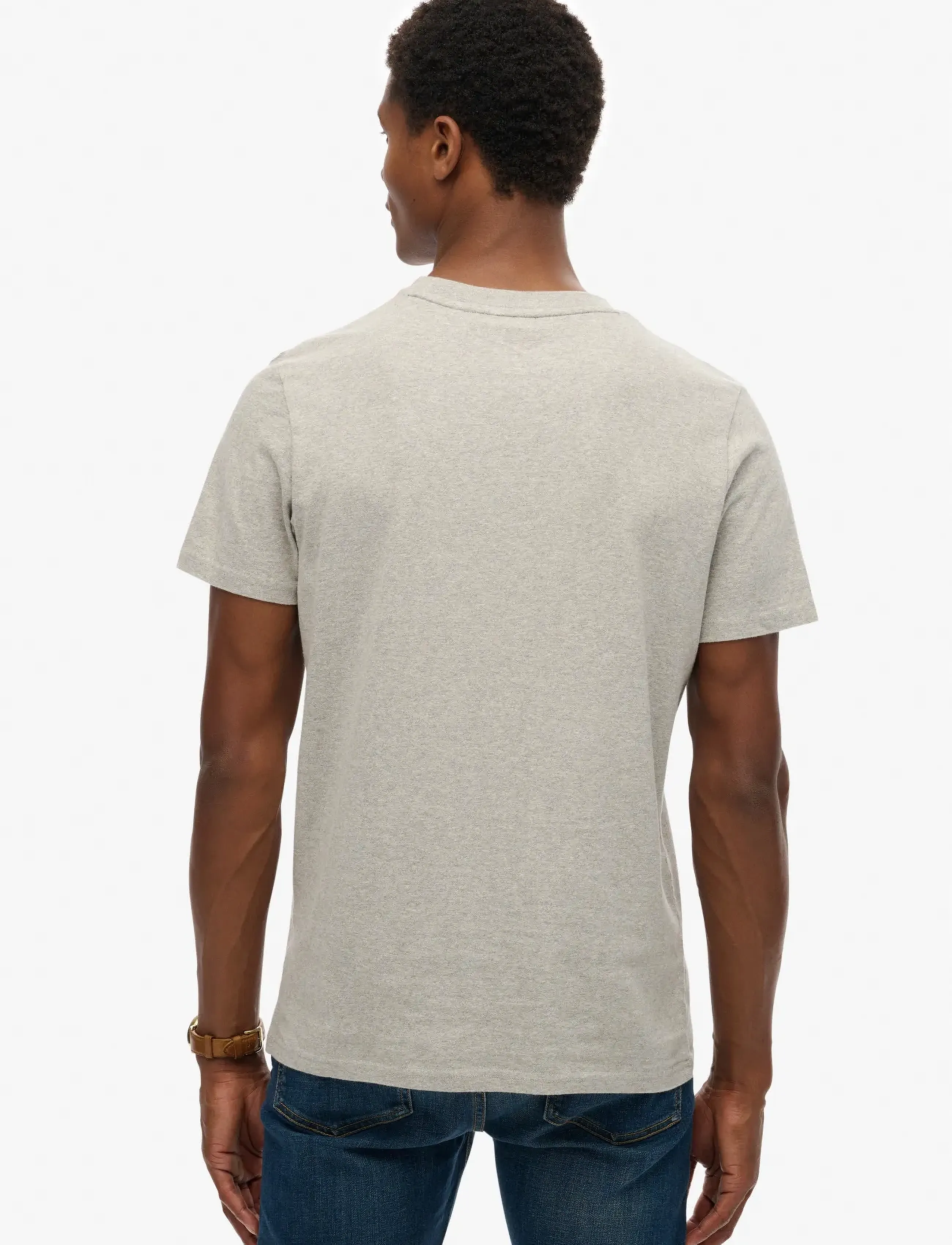 Superdry - GREAT OUTDOORS EMB RELAXED TEE - short-sleeved t-shirts - athletic grey marl - 5