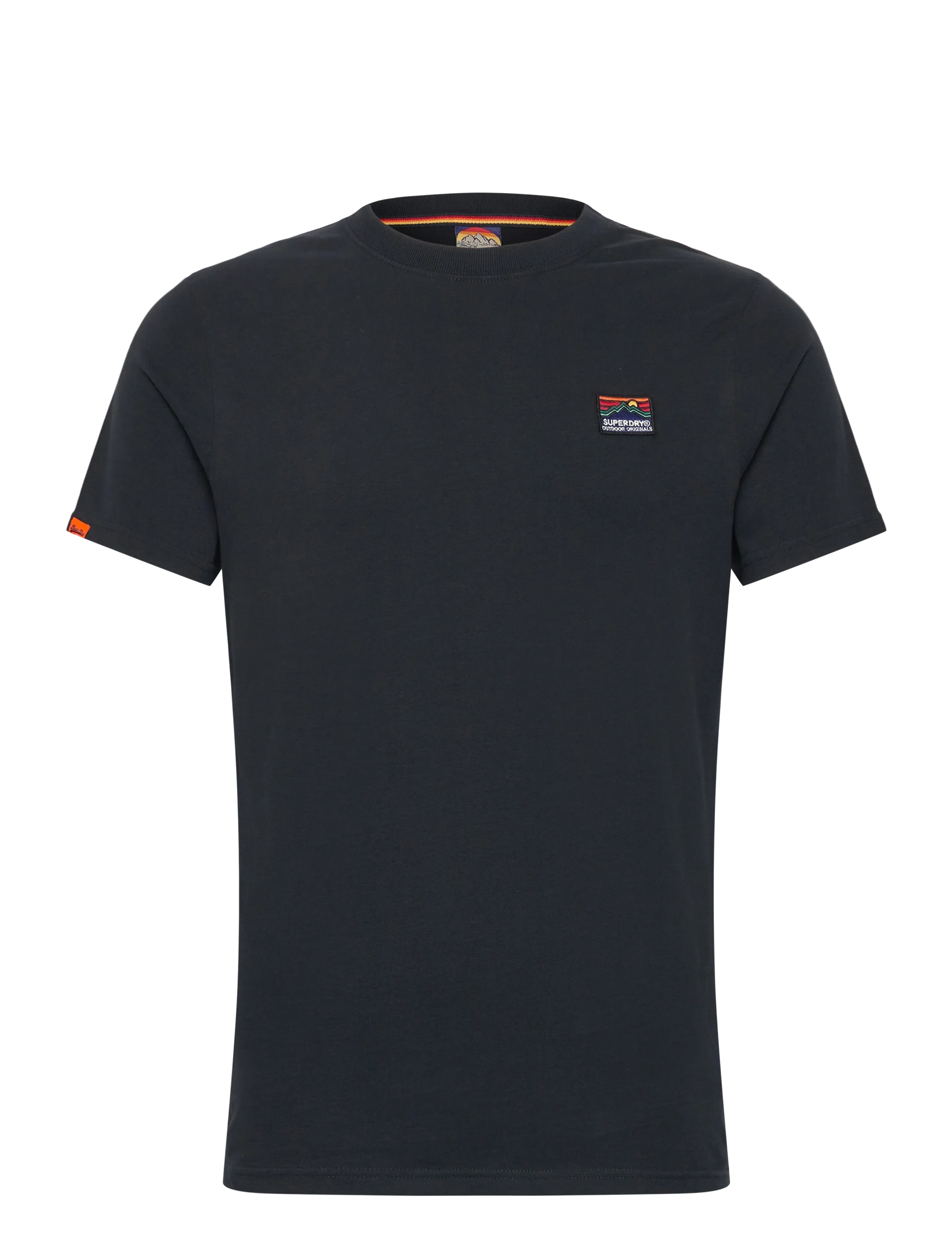 Superdry GREAT OUTDOORS EMB RELAXED TEE - Superdry - ECLIPSE NAVY / black