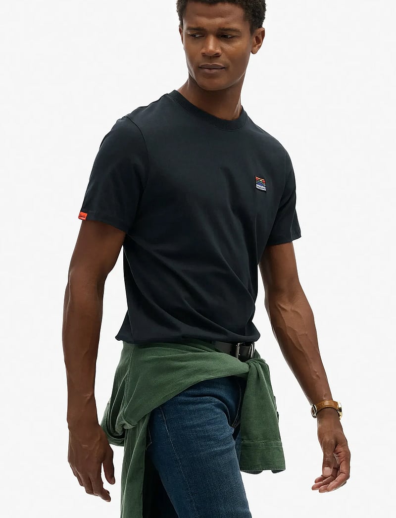 Superdry - GREAT OUTDOORS EMB RELAXED TEE - kortærmede t-shirts - eclipse navy - 4