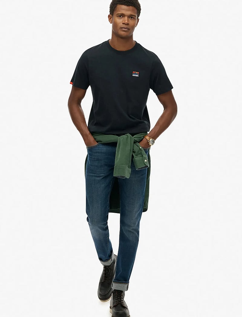Superdry - GREAT OUTDOORS EMB RELAXED TEE - kortærmede t-shirts - eclipse navy - 5