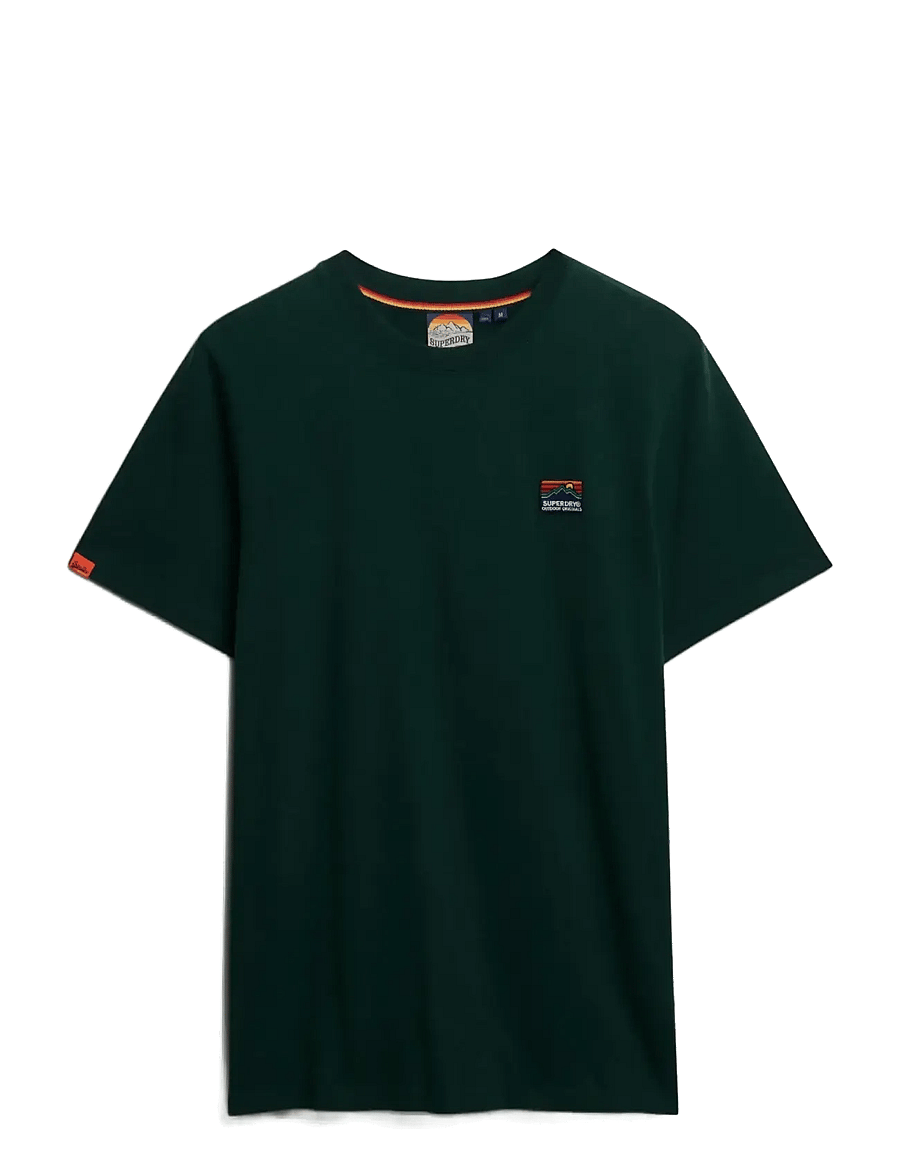 Superdry - GREAT OUTDOORS EMB RELAXED TEE - enamel green - 1