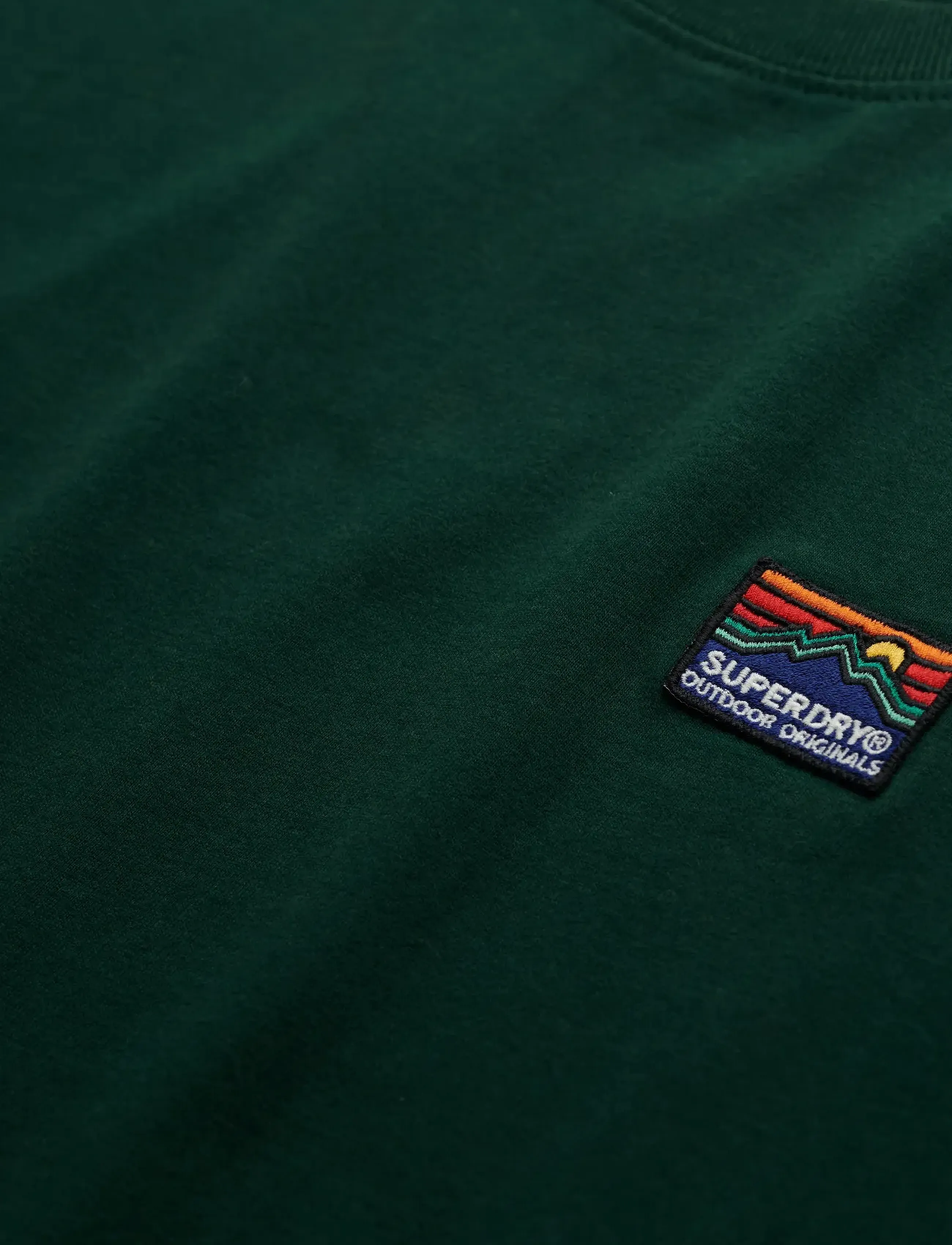 Superdry - GREAT OUTDOORS EMB RELAXED TEE - enamel green - 2