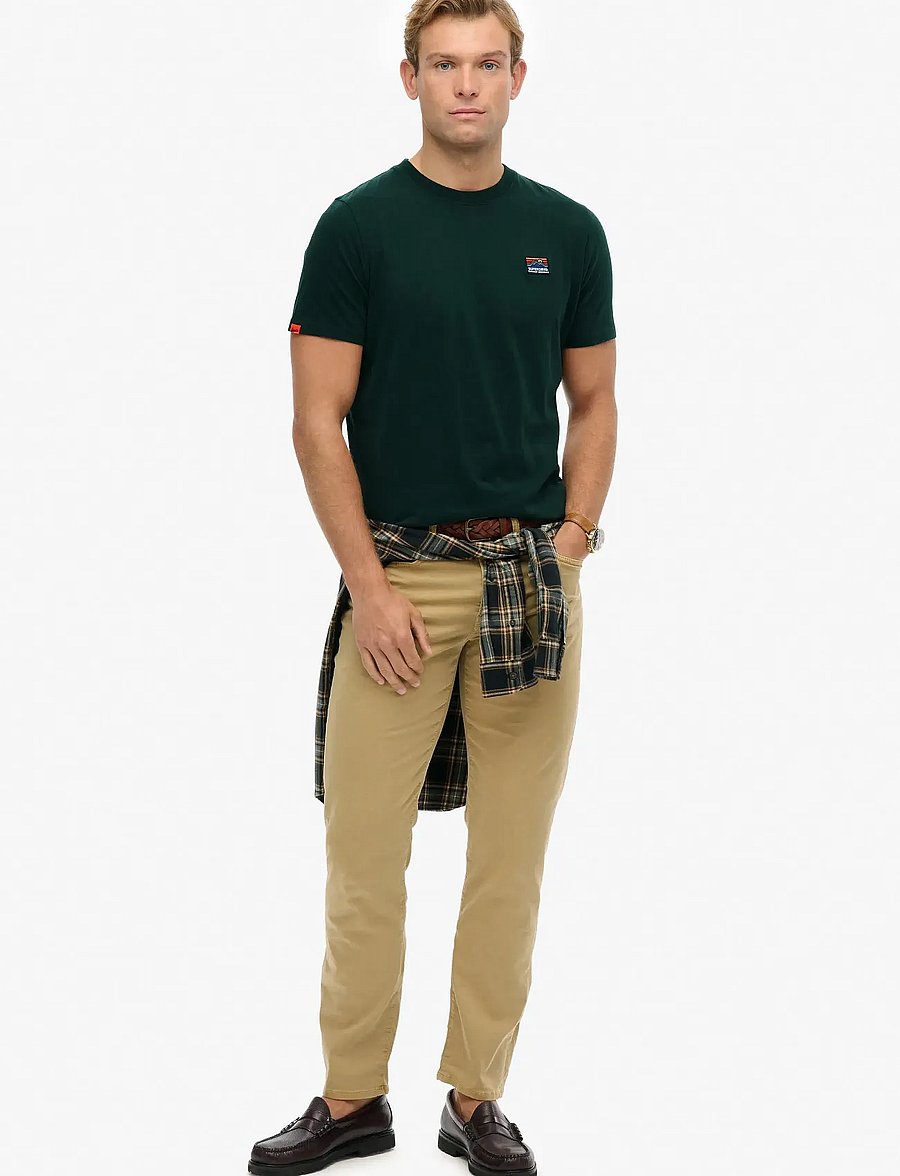 Superdry - GREAT OUTDOORS EMB RELAXED TEE - enamel green - 5