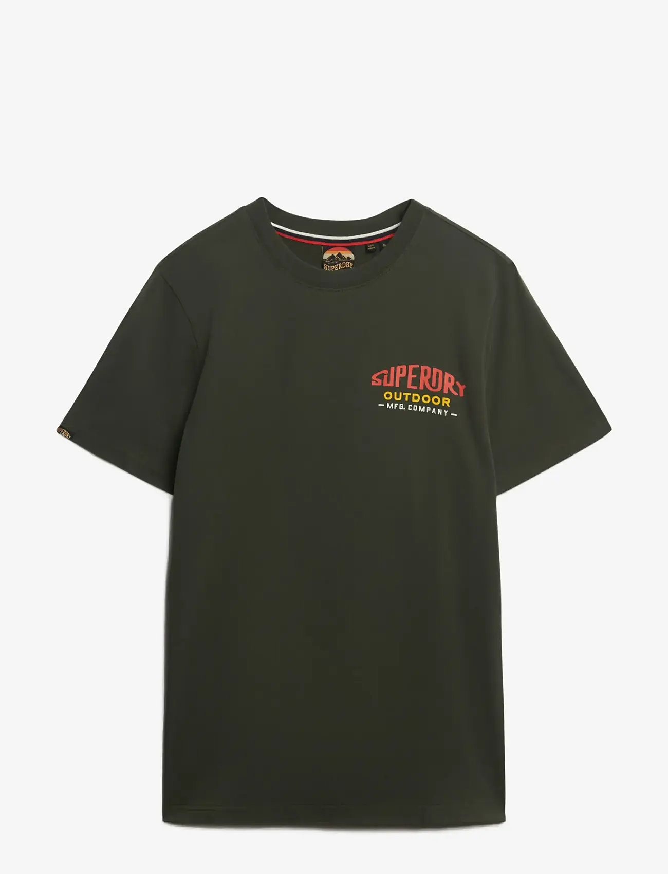 Superdry - MOUNTAIN RELAXED TEE - efterårstøj - surplus goods olive green - 0
