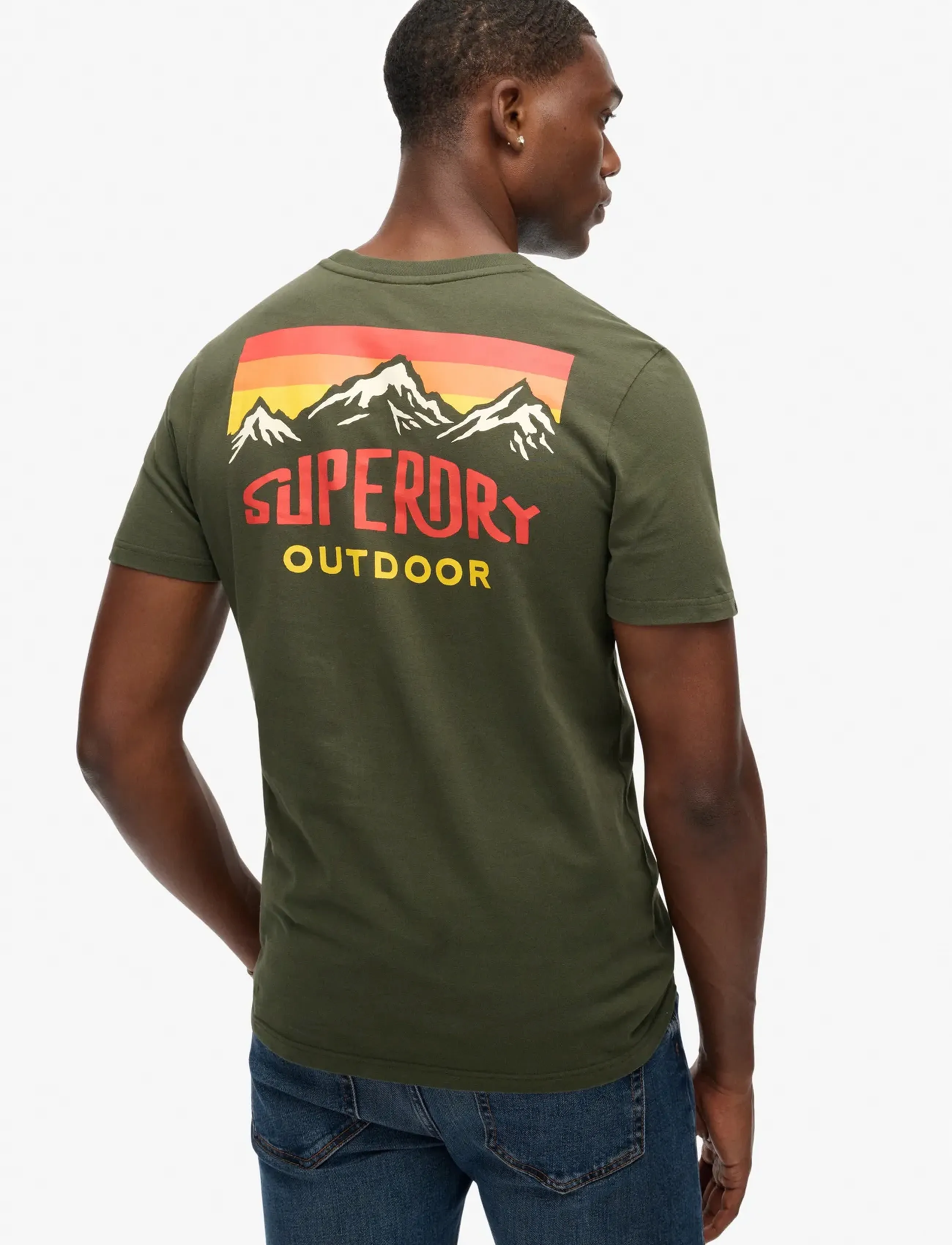 Superdry - MOUNTAIN RELAXED TEE - madalaimad hinnad - surplus goods olive green - 5