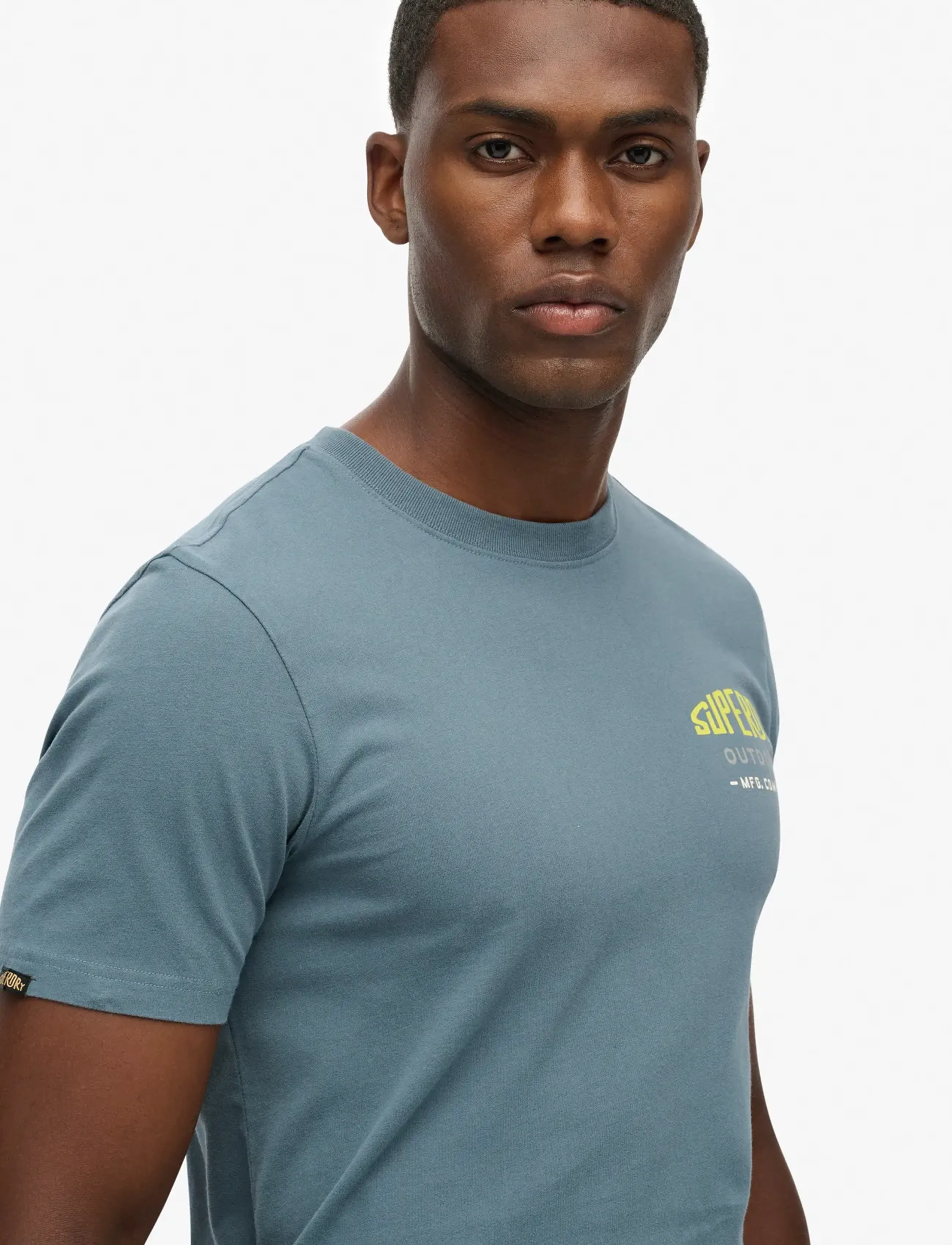 Superdry - MOUNTAIN RELAXED TEE - laveste priser - orion blue - 2